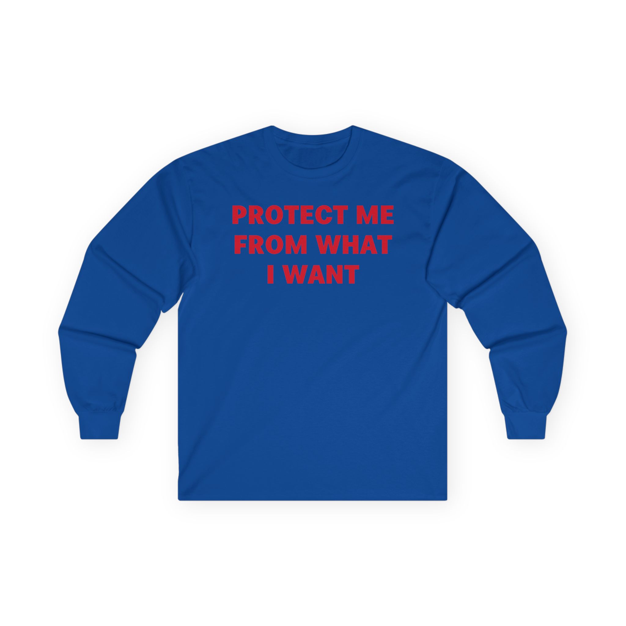 Jenny Holzer Protect Me From What I Want Unisex Ultra Cotton Long Sleeve Tee