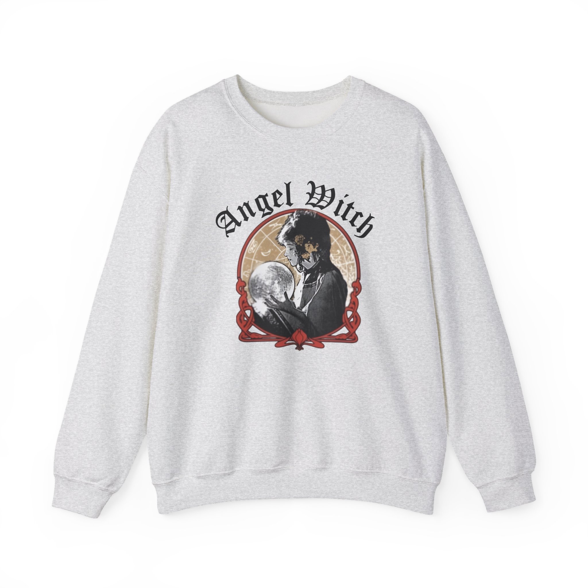 Angel Witch Sorceress Unisex Heavy Blendâ„¢ Crewneck Sweatshirt