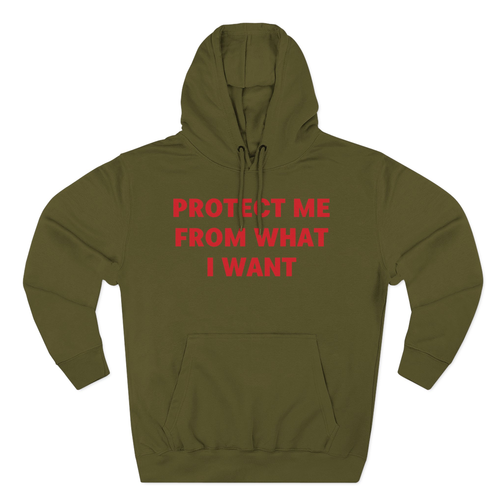 Jenny Holzer Protect Me From What I Want Three-Panel Fleece Hoodie