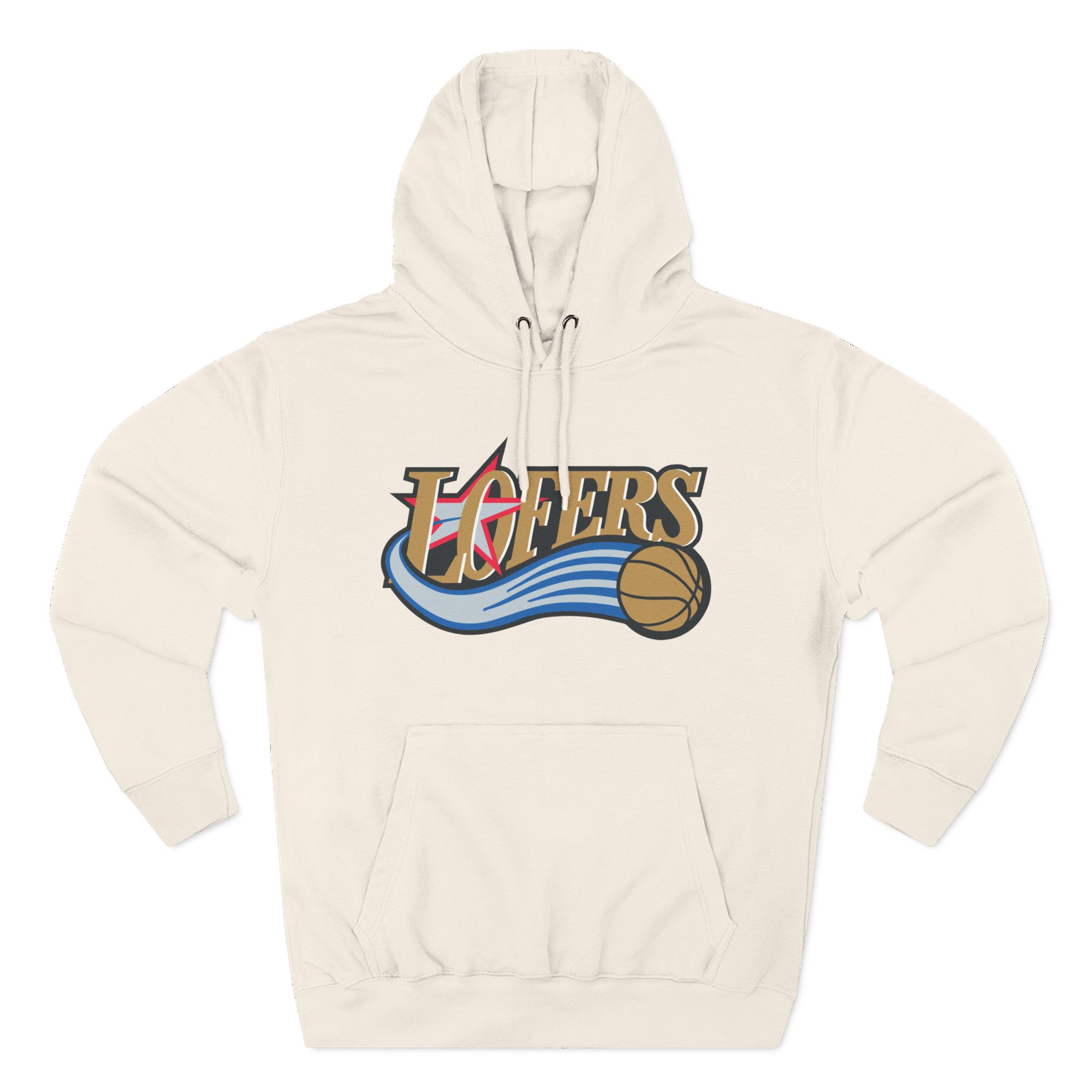 Lofe Three-Panel Fleece Hoodie