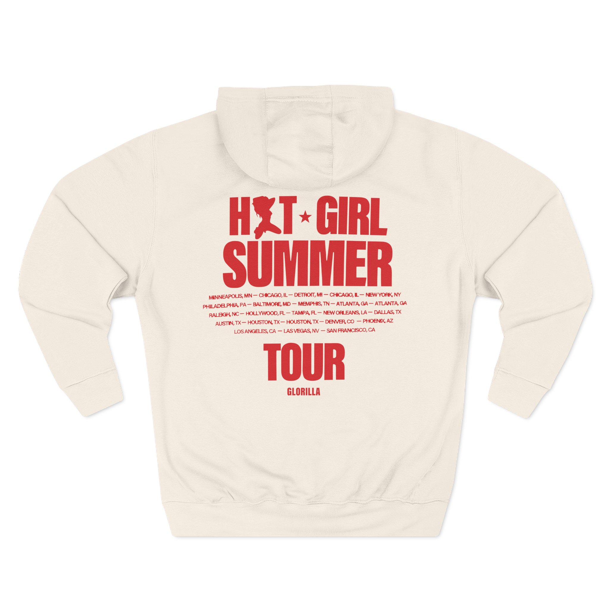 Glorilla Hot Girl Summer Tour Three-Panel Fleece Hoodie
