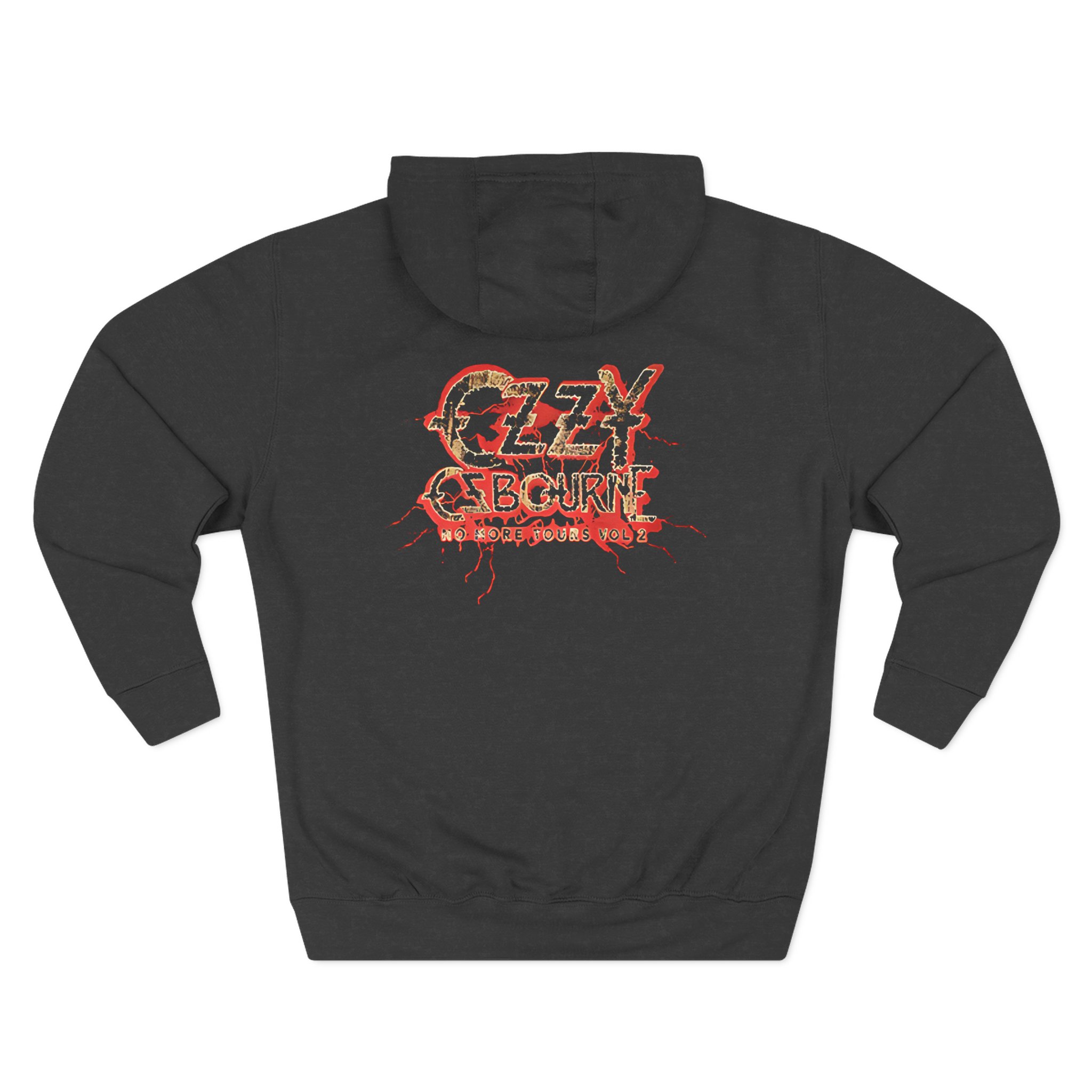 Ozzy Osbourne Red Lightning Tourback Three-Panel Fleece Hoodie