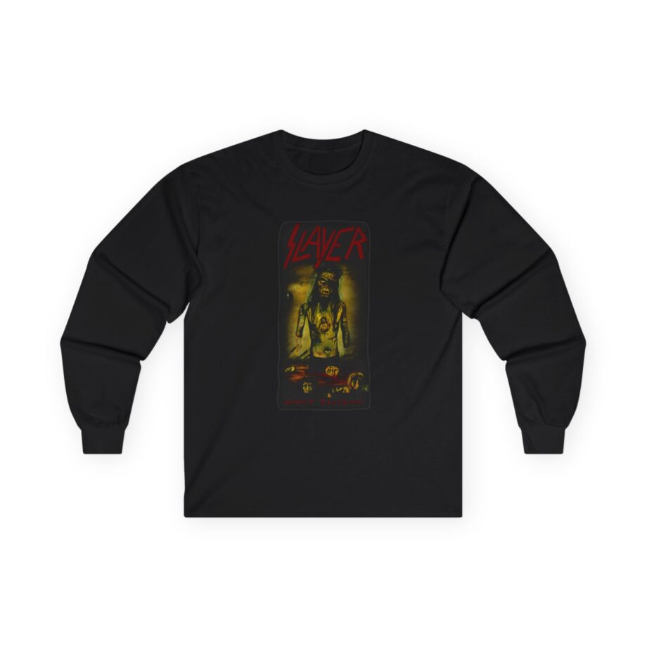 Slayer Christ Illusion Muscle Unisex Ultra Cotton Long Sleeve Tee