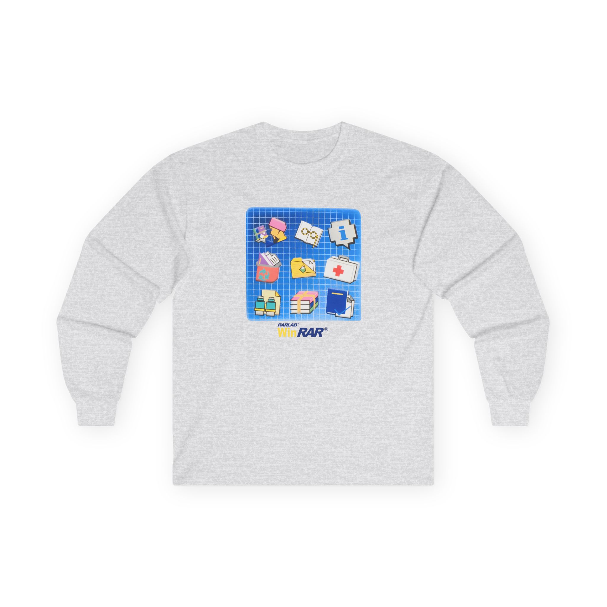 Winrar Software Update Unisex Ultra Cotton Long Sleeve Tee