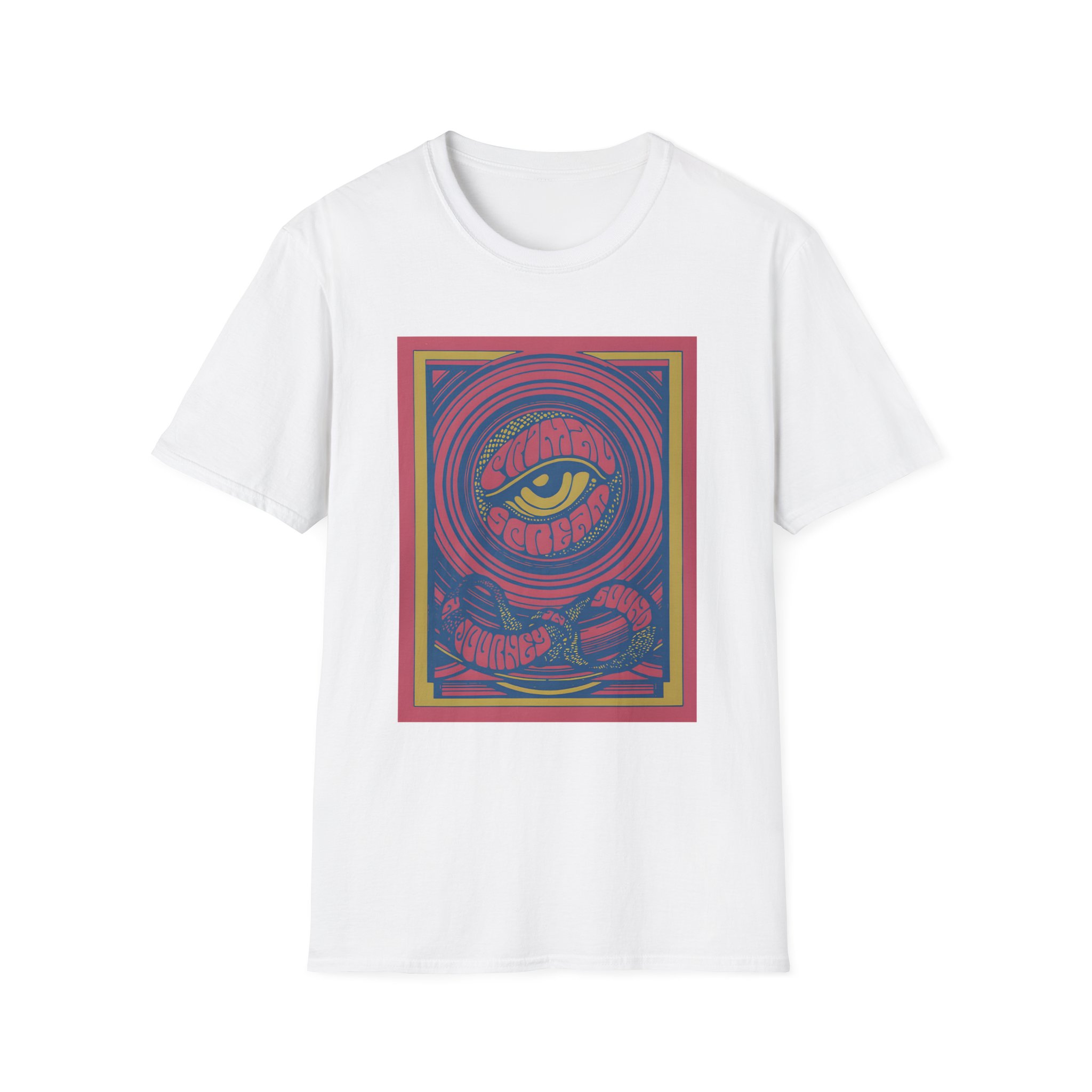 Primal Scream a Journey Into Sound  Unisex Softstyle T-Shirt