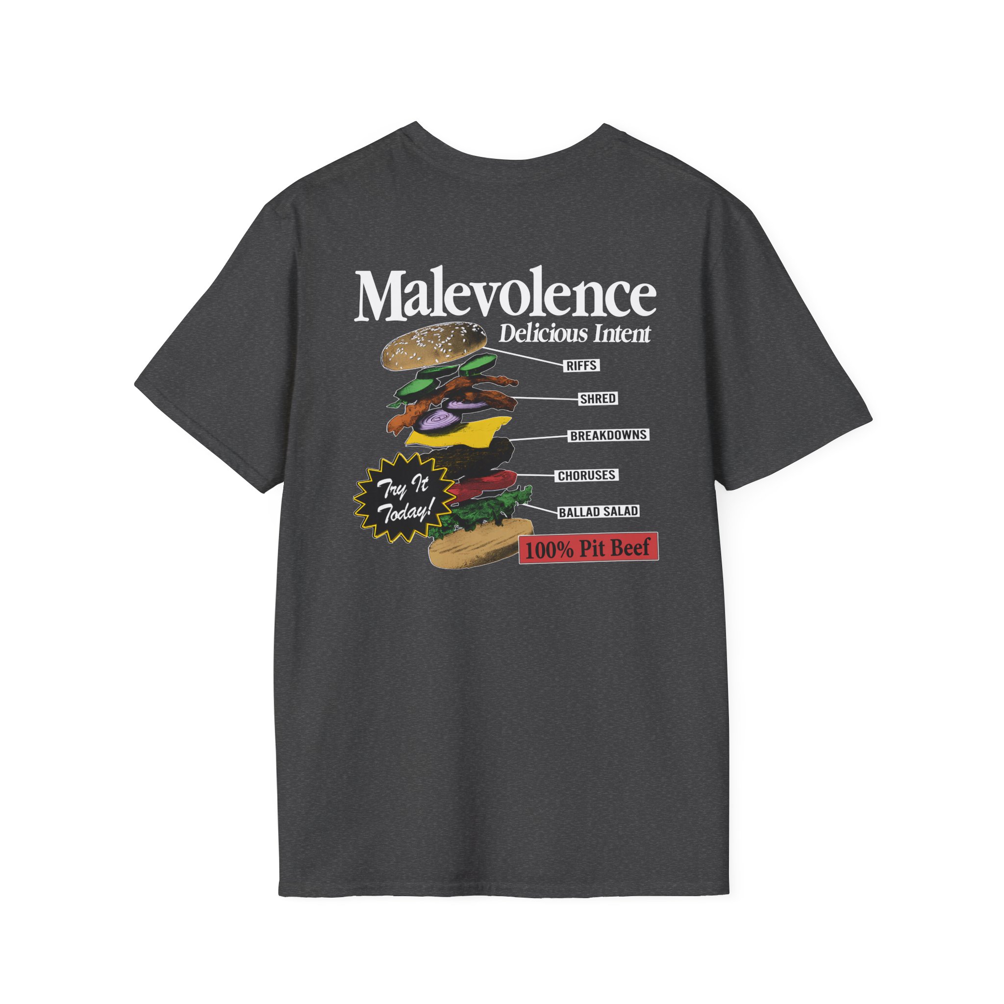 Malevolence Pit Beef Unisex Softstyle T-Shirt