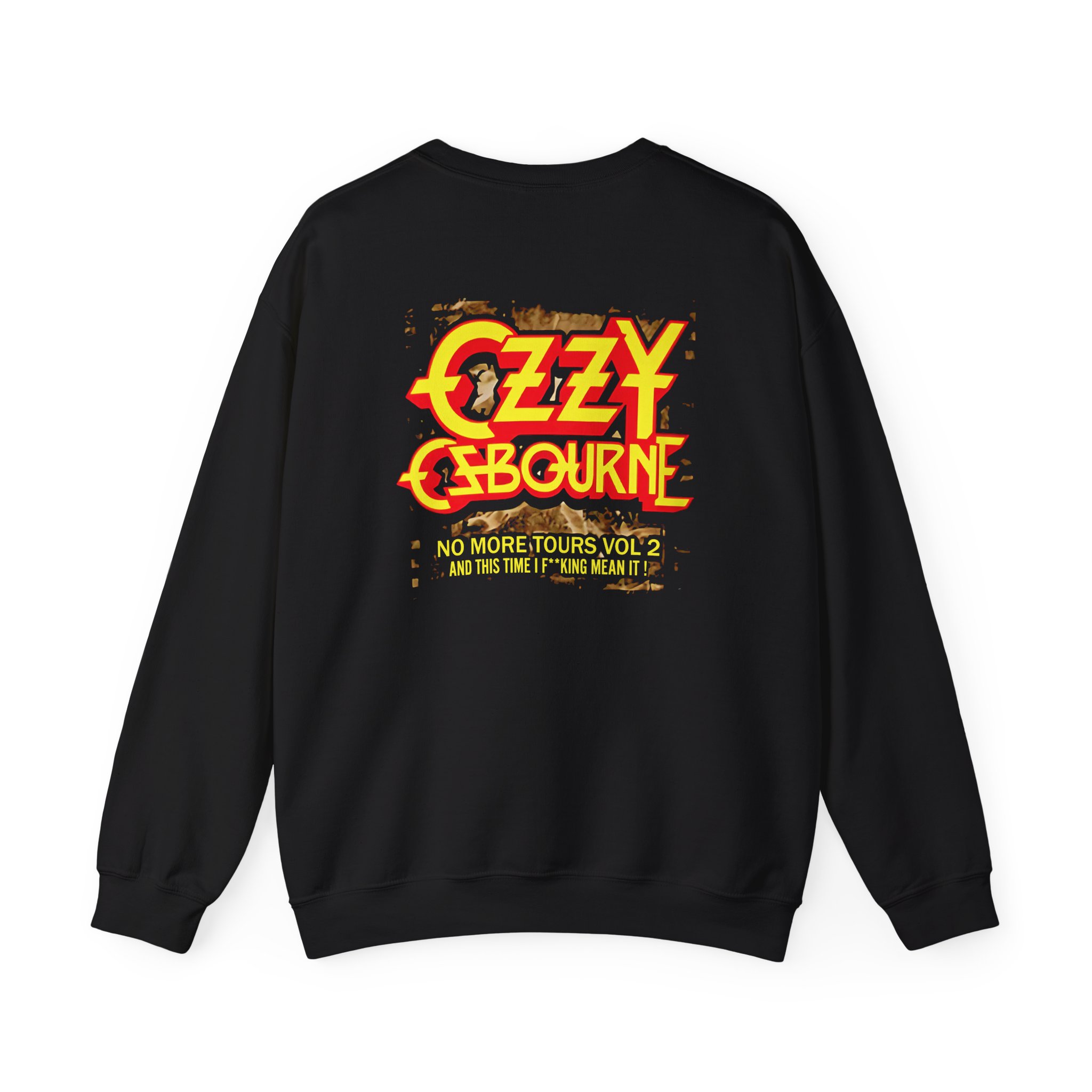 Ozzy Osbourne Rising With Tourback Unisex Heavy Blendâ„¢ Crewneck Sweatshirt
