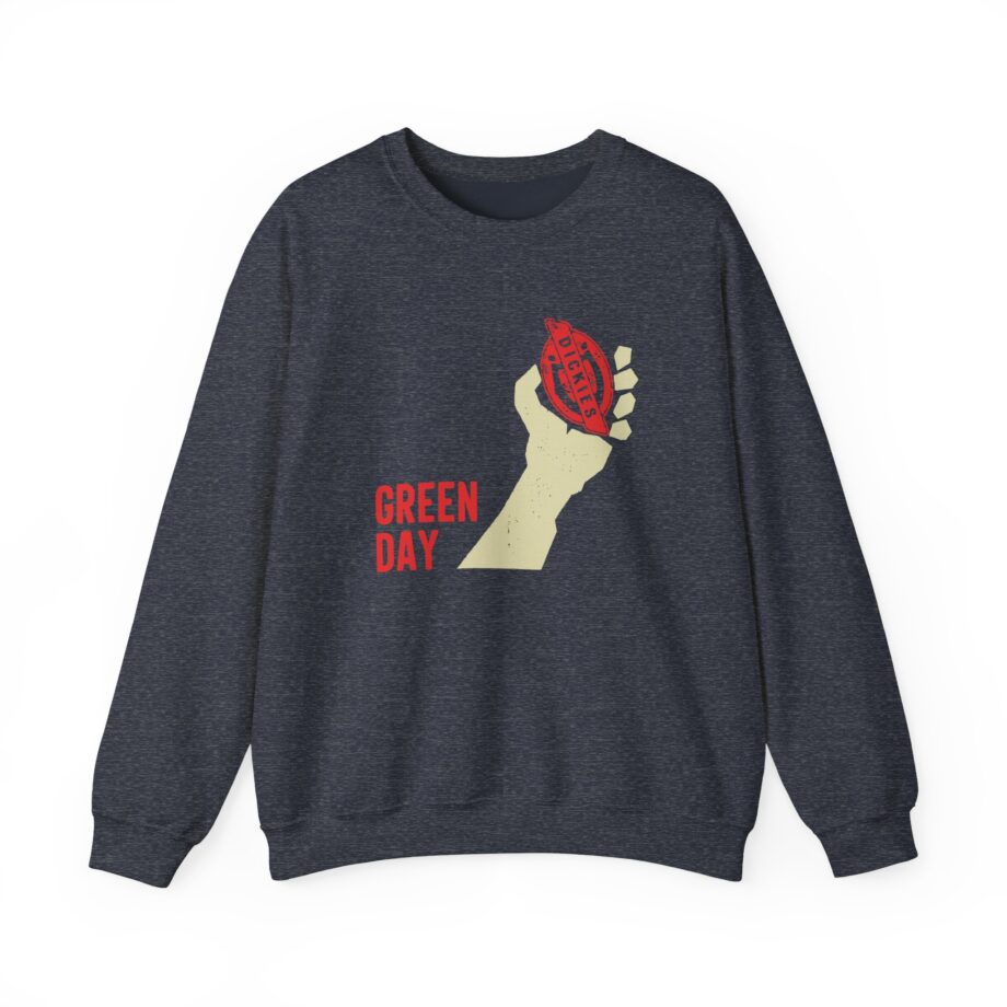 Green Day Dickies Heart Grenade Unisex Heavy Blend™ Crewneck Sweatshirt