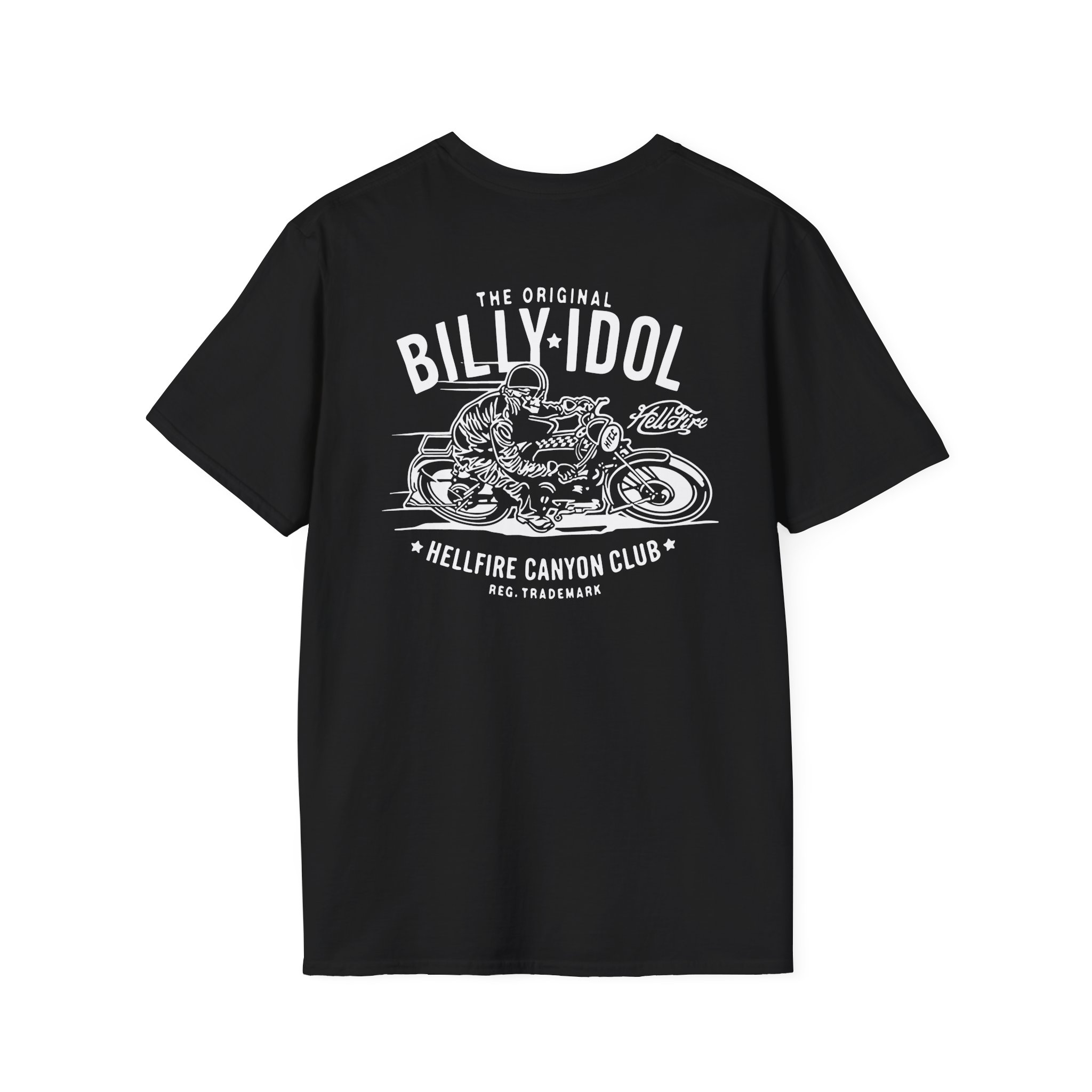 Billy Idol the Original Hellfire Canyon Club Unisex Softstyle T-Shirt