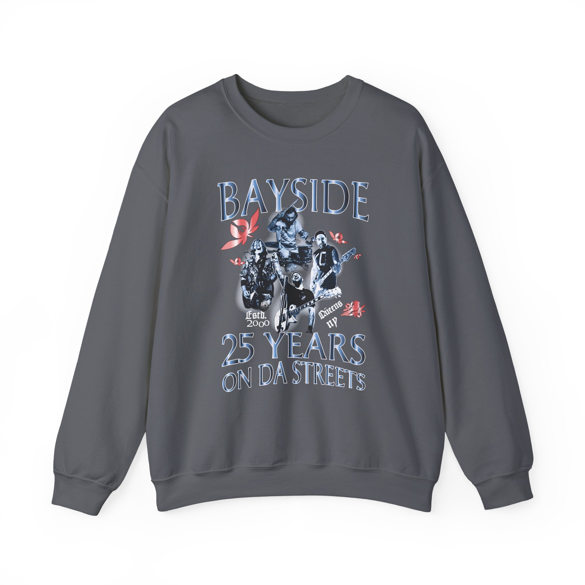 Bayside Bootleg Unisex Heavy Blendâ„¢ Crewneck Sweatshirt