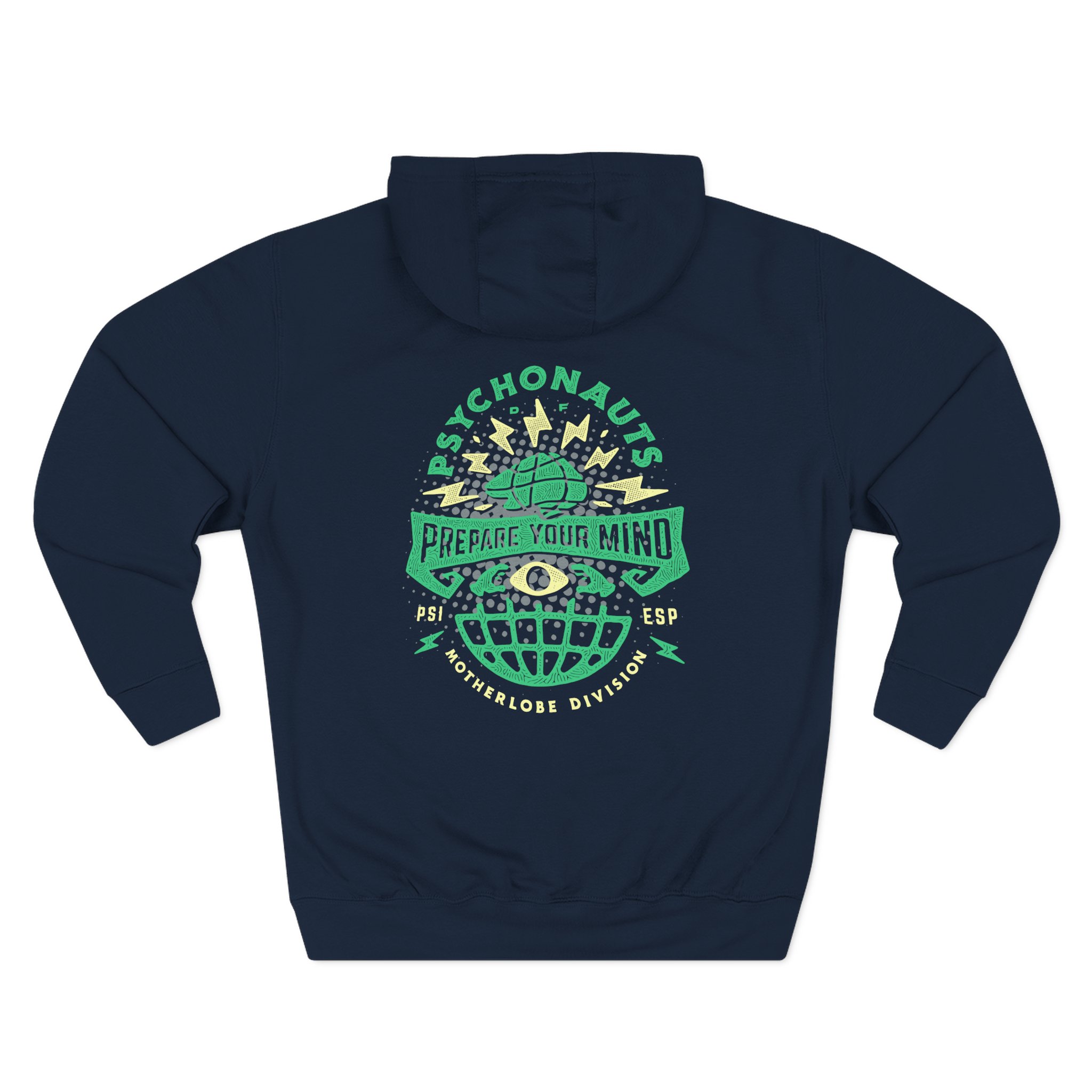Double Fine Psychic Agency Three-Panel Fleece Hoodie