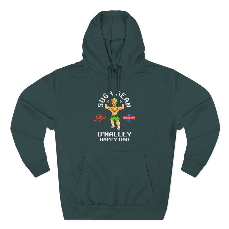 Suga Sean Happy Dad X Action Figure Three-Panel Fleece Hoodie
