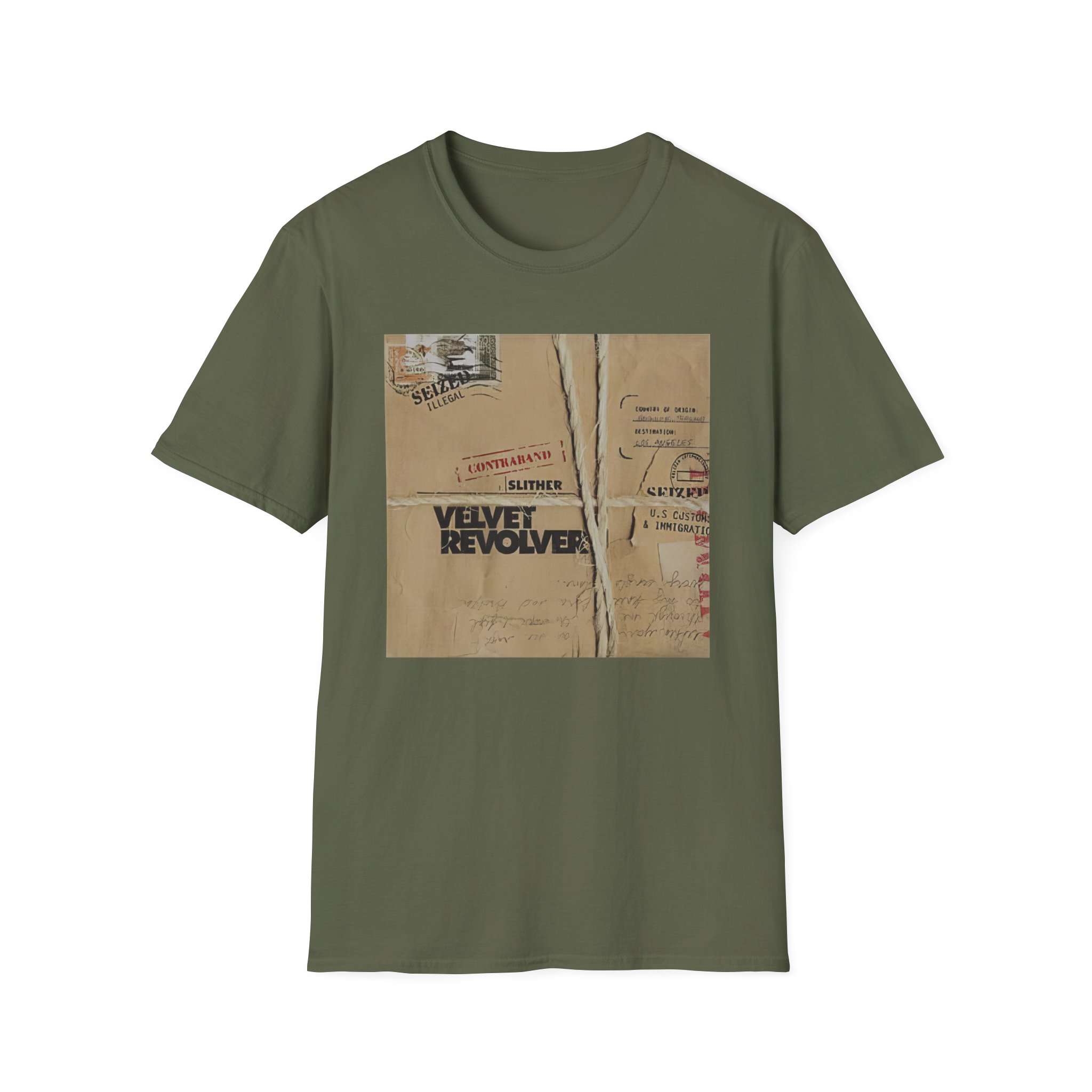 Velvet Revolver Slither 2 Album Cover Unisex Softstyle T-Shirt