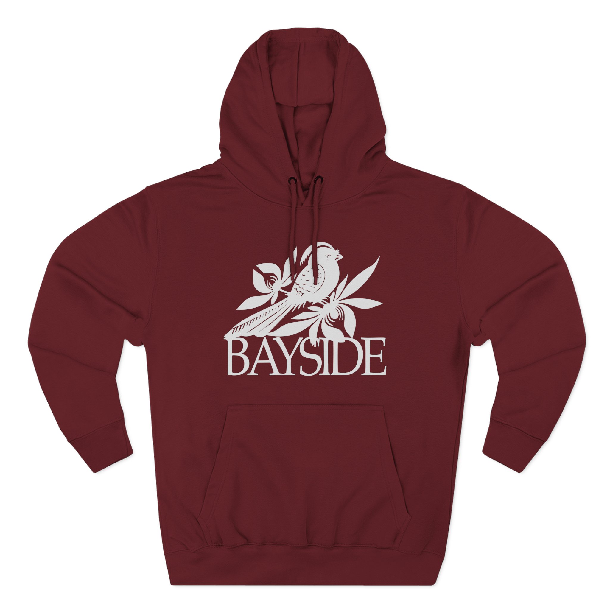 Bayside Basic Bird Three-Panel Fleece Hoodie