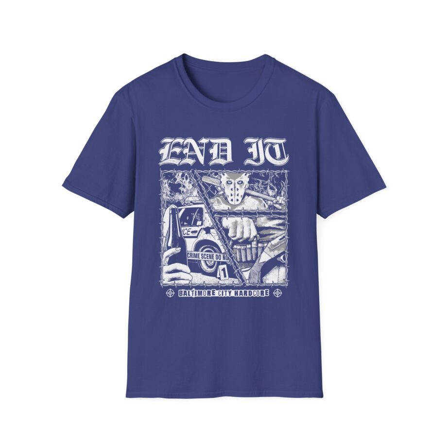 End It Crime Scene Unisex Softstyle T-Shirt