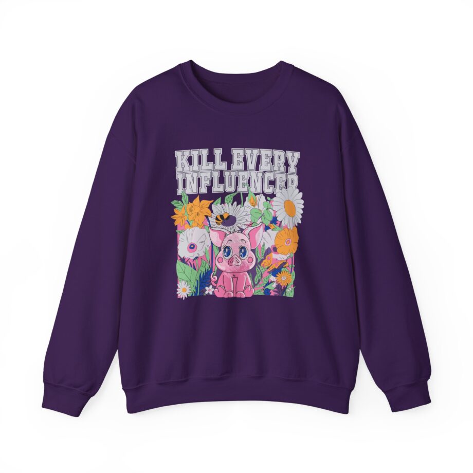 Meatcanyon Kill Every Iuencers Unisex Heavy Blend™ Crewneck Sweatshirt