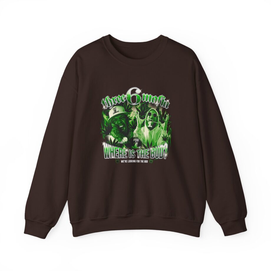 Three 6 Mafia Where is the Bud? Unisex Heavy Blend™ Crewneck Sweatshirt