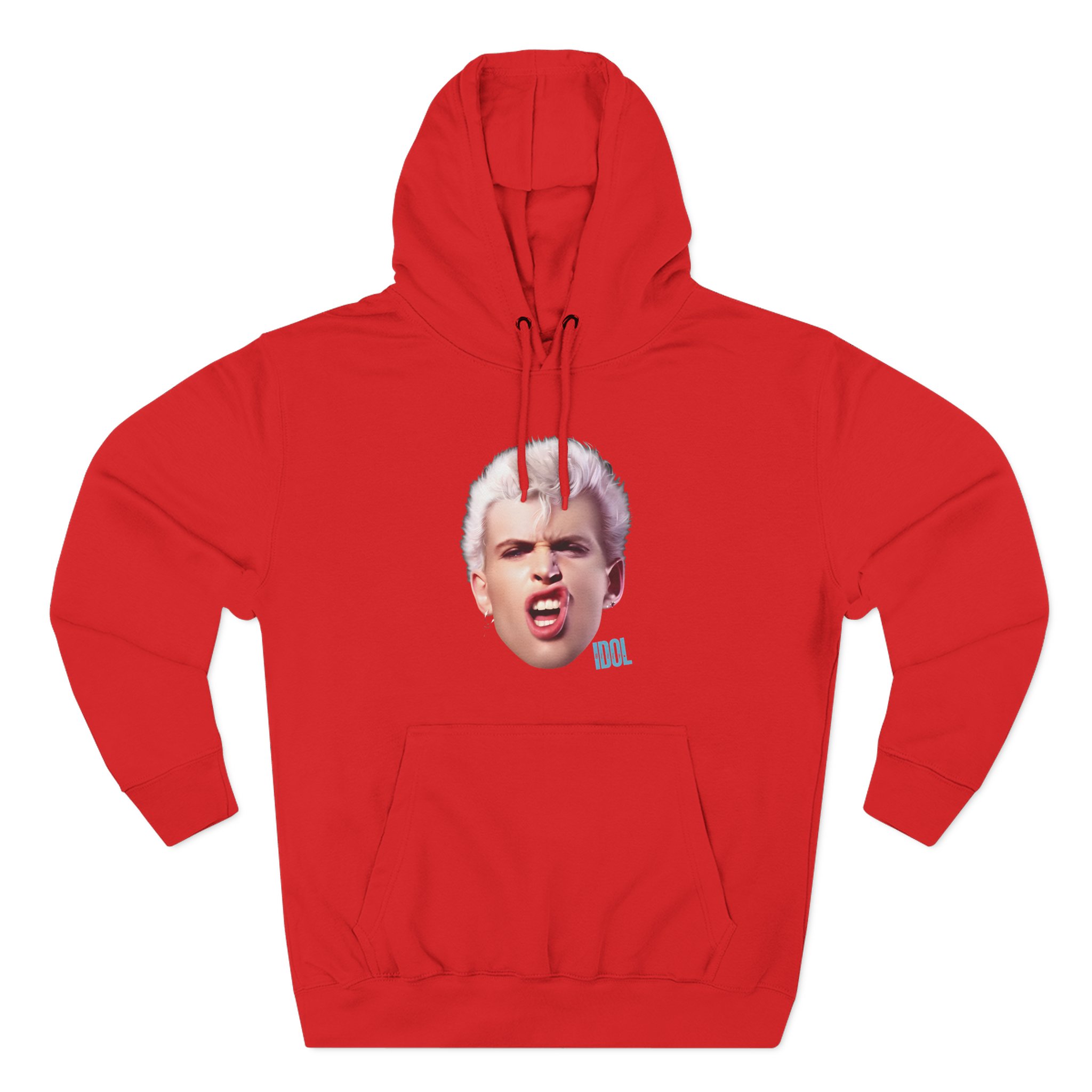 Billy Idol Billy Smirk Three-Panel Fleece Hoodie