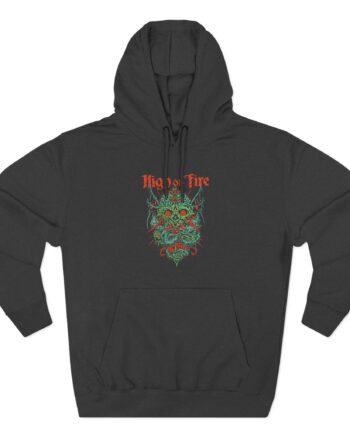 High on Fire Skinner Three-Panel Fleece Hoodie
