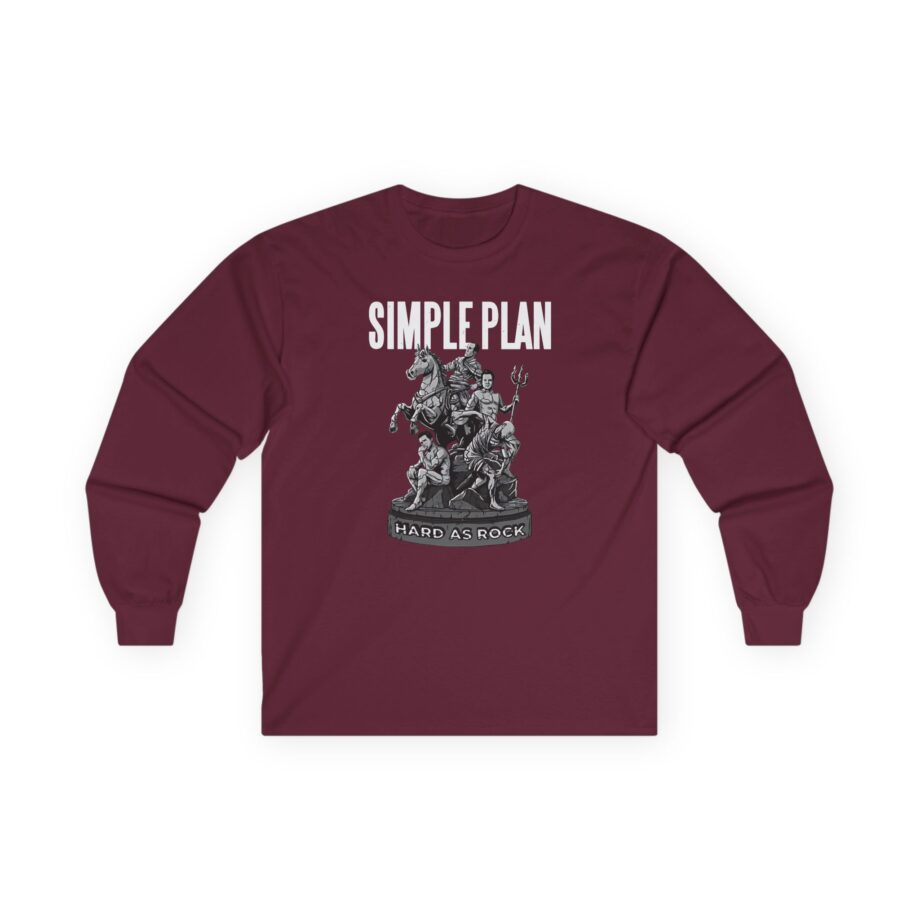 Simple Plan Hard as Rock Unisex Ultra Cotton Long Sleeve Tee