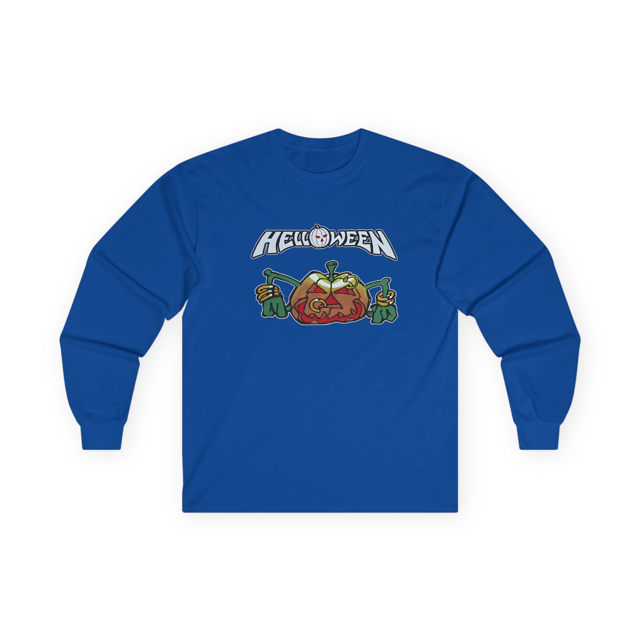Helloween Rings Pumpkin Unisex Ultra Cotton Long Sleeve Tee