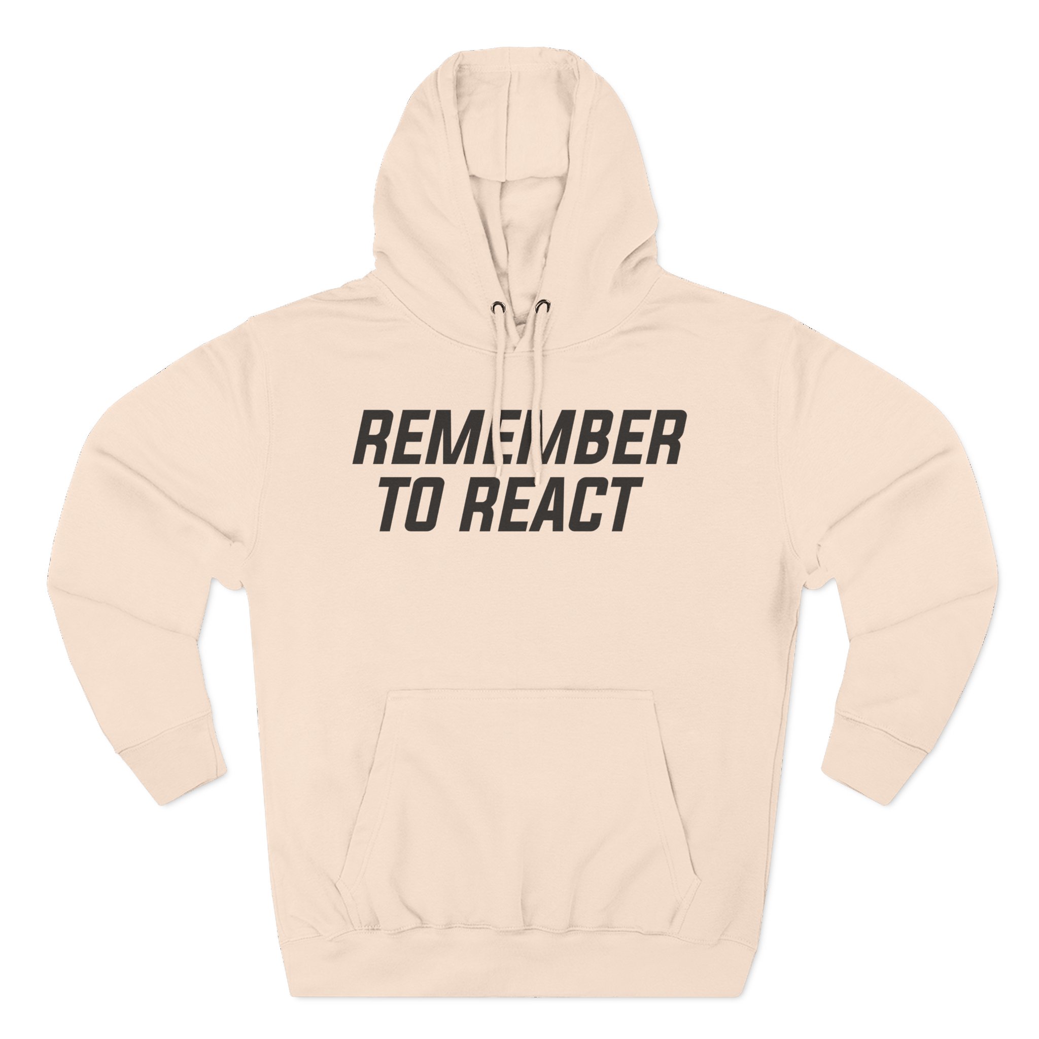 Jenny Holzer Remember to React Three-Panel Fleece Hoodie