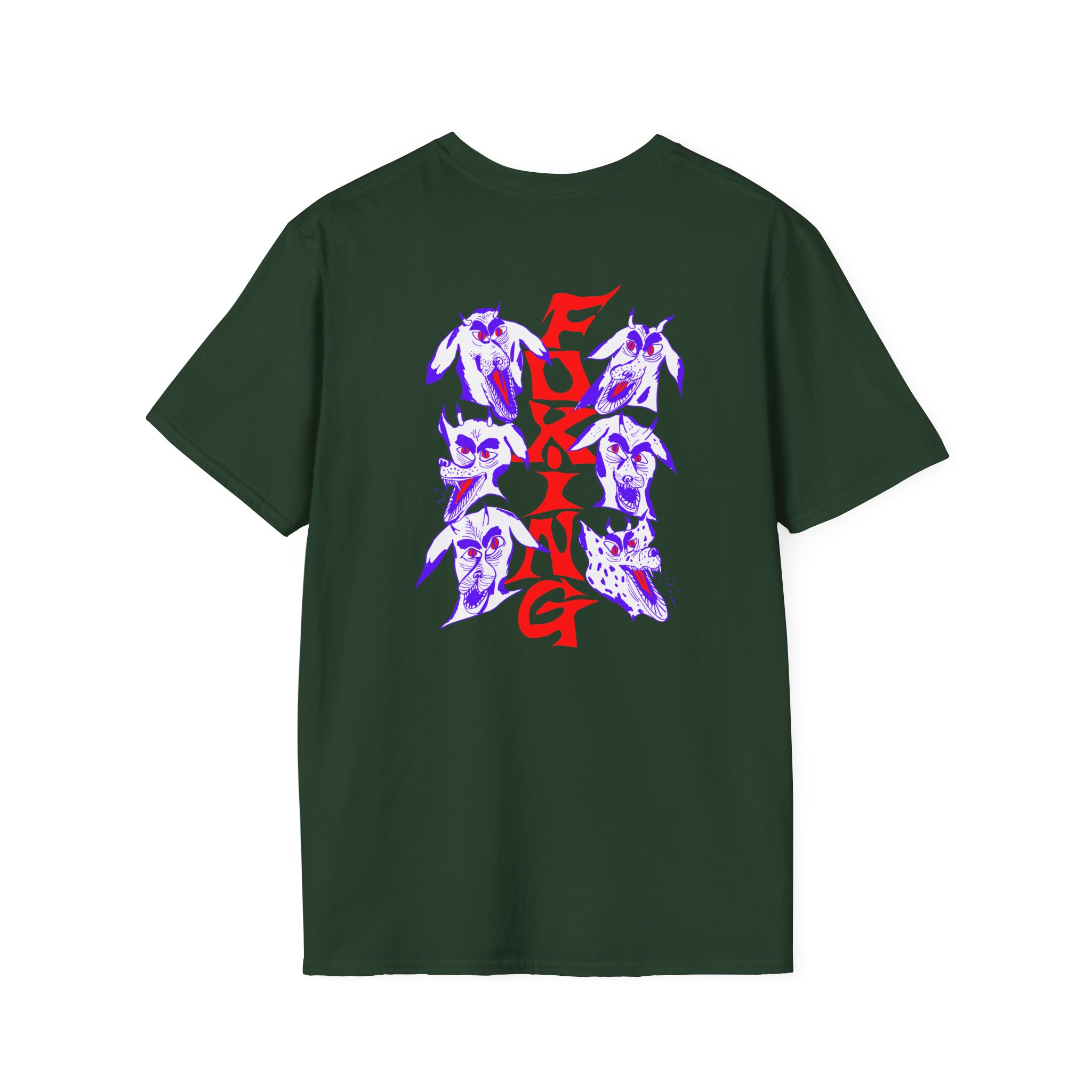 Foxing Devil Dogs Unisex Softstyle T-Shirt
