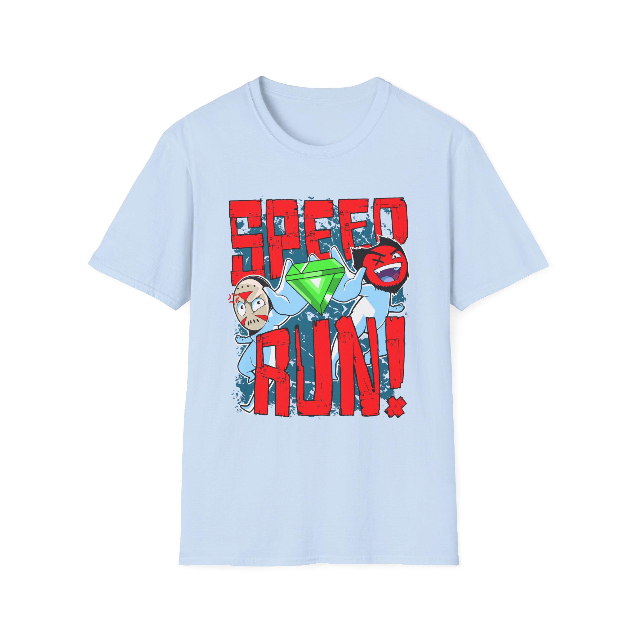 H2odelirious Speed Run Unisex Softstyle T-Shirt