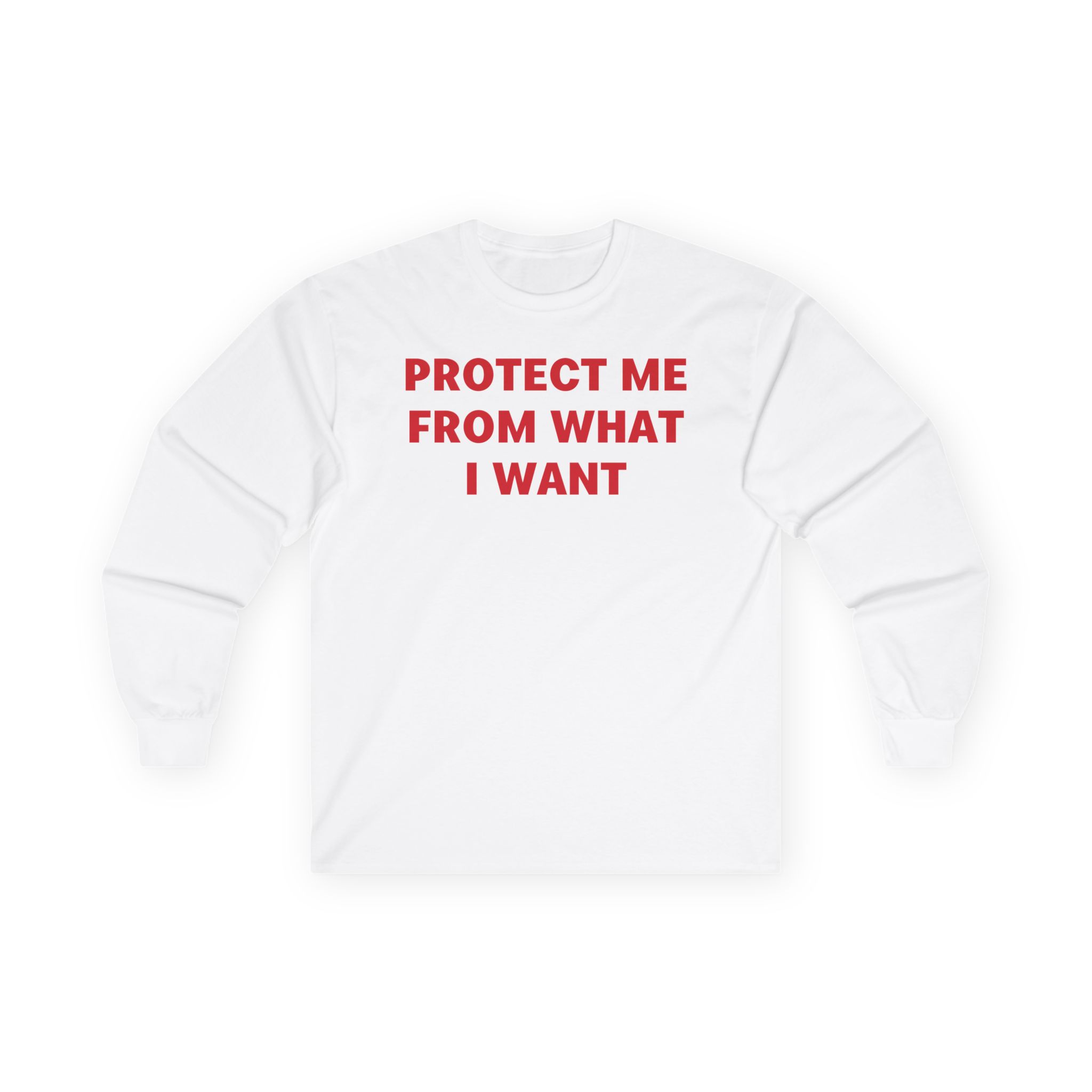 Jenny Holzer Protect Me From What I Want Unisex Ultra Cotton Long Sleeve Tee