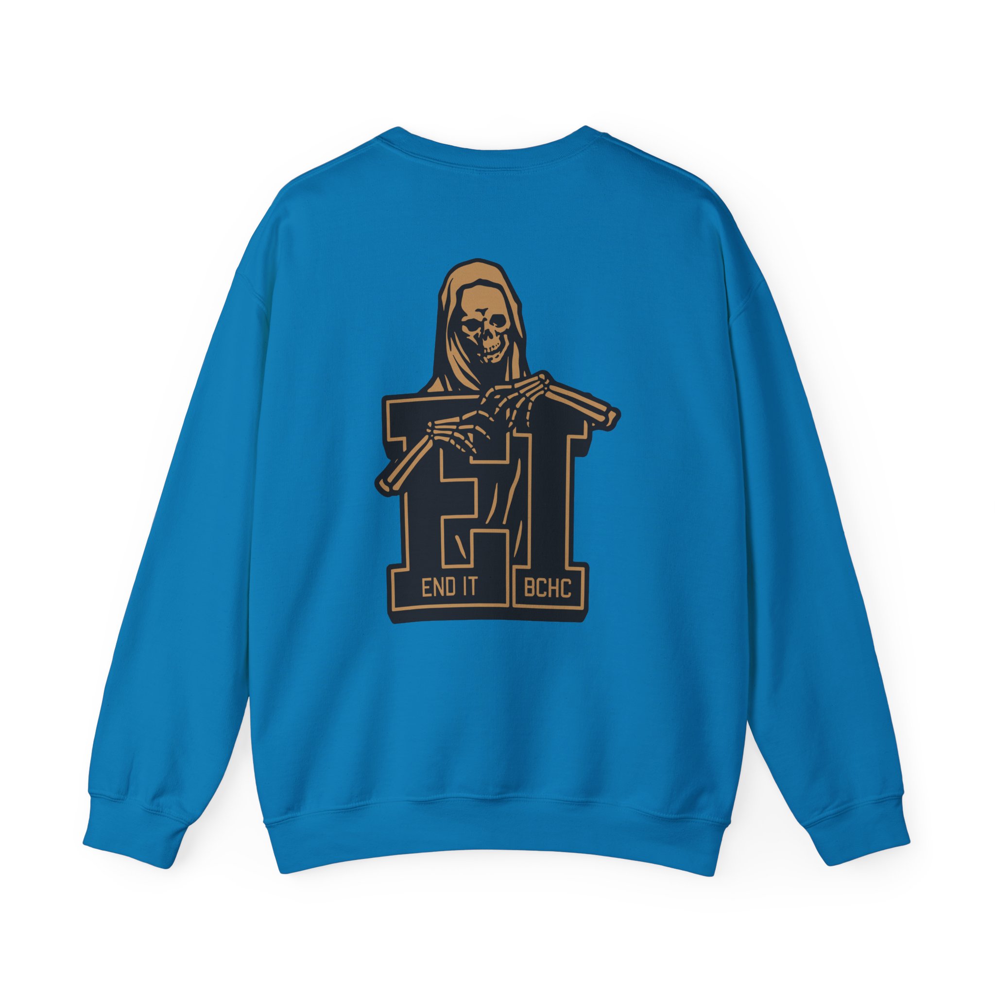 End It Bchc Reaper Emblem Unisex Heavy Blendâ„¢ Crewneck Sweatshirt