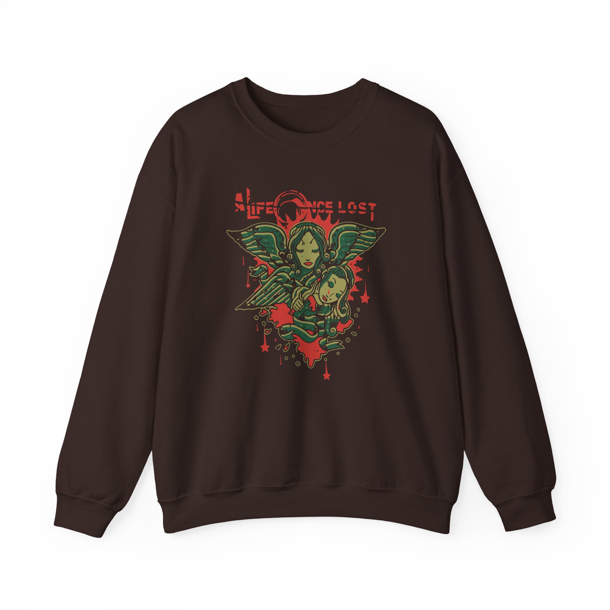 A Life Once Lost Angel Unisex Heavy Blendâ„¢ Crewneck Sweatshirt