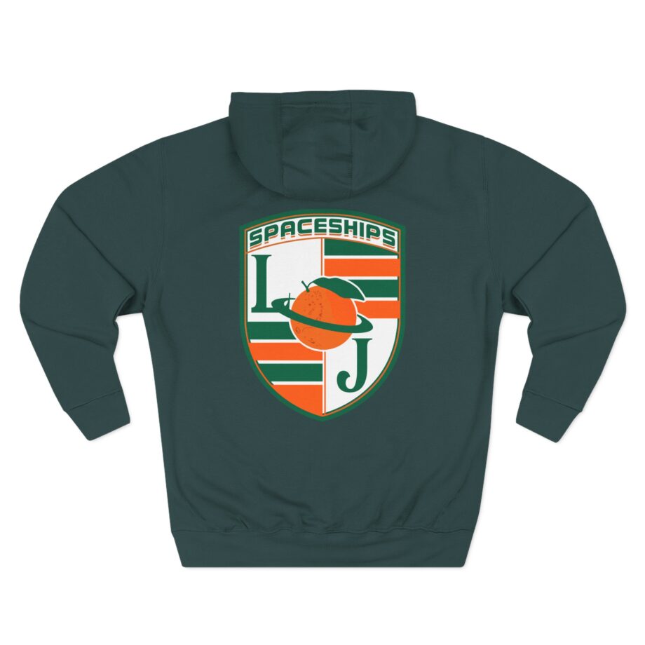 Larry June Badge Three-Panel Fleece Hoodie