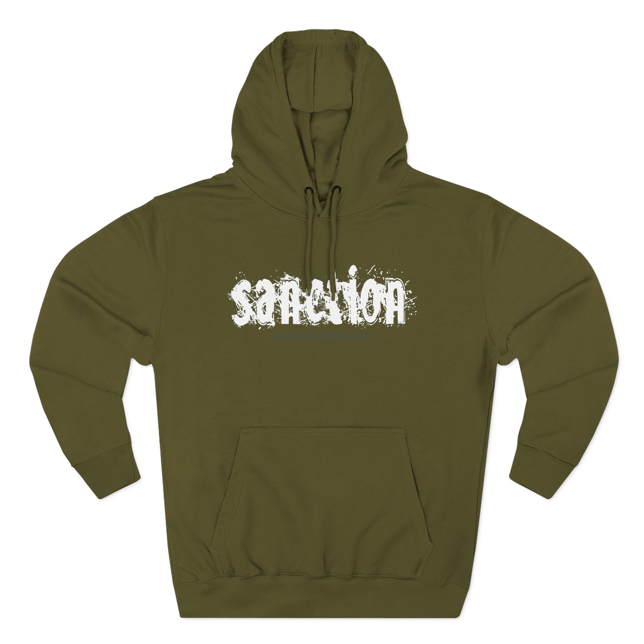 Sanction Logo Three-Panel Fleece Hoodie