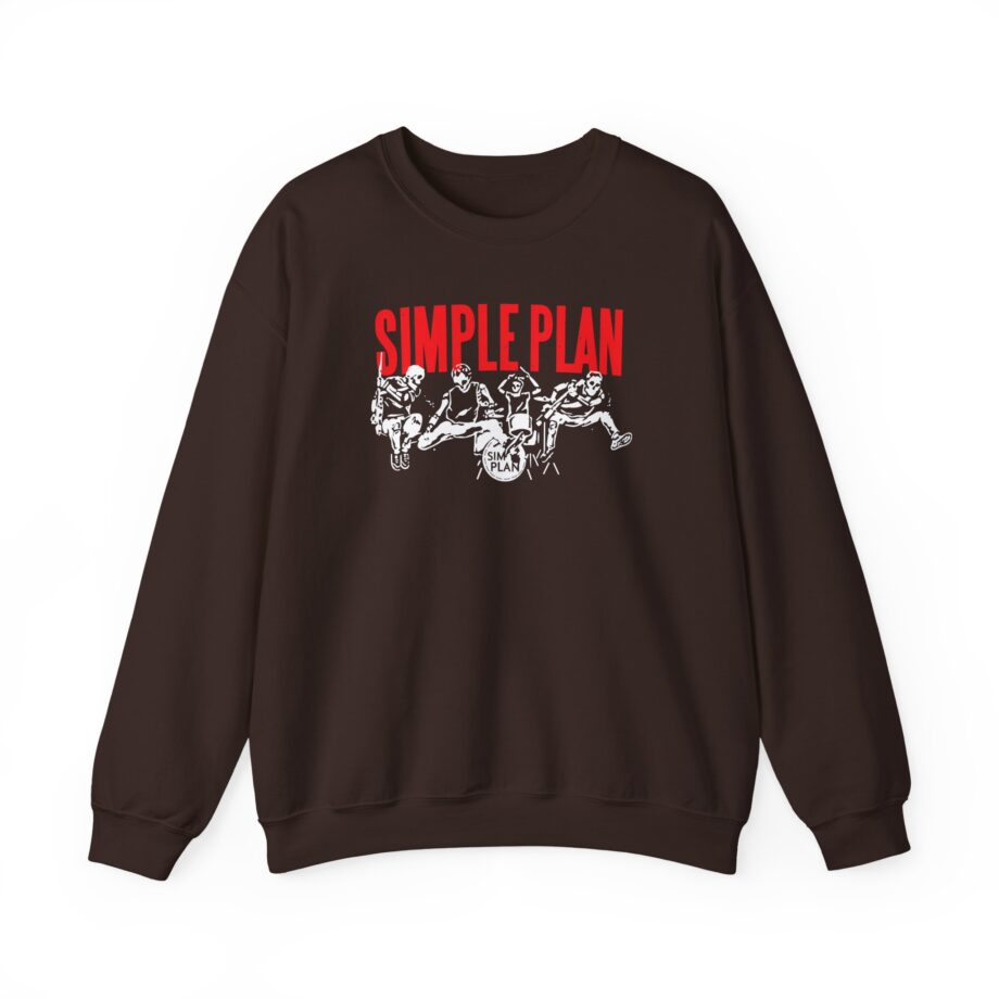 Simple Plan Live Skeleton Unisex Heavy Blend™ Crewneck Sweatshirt