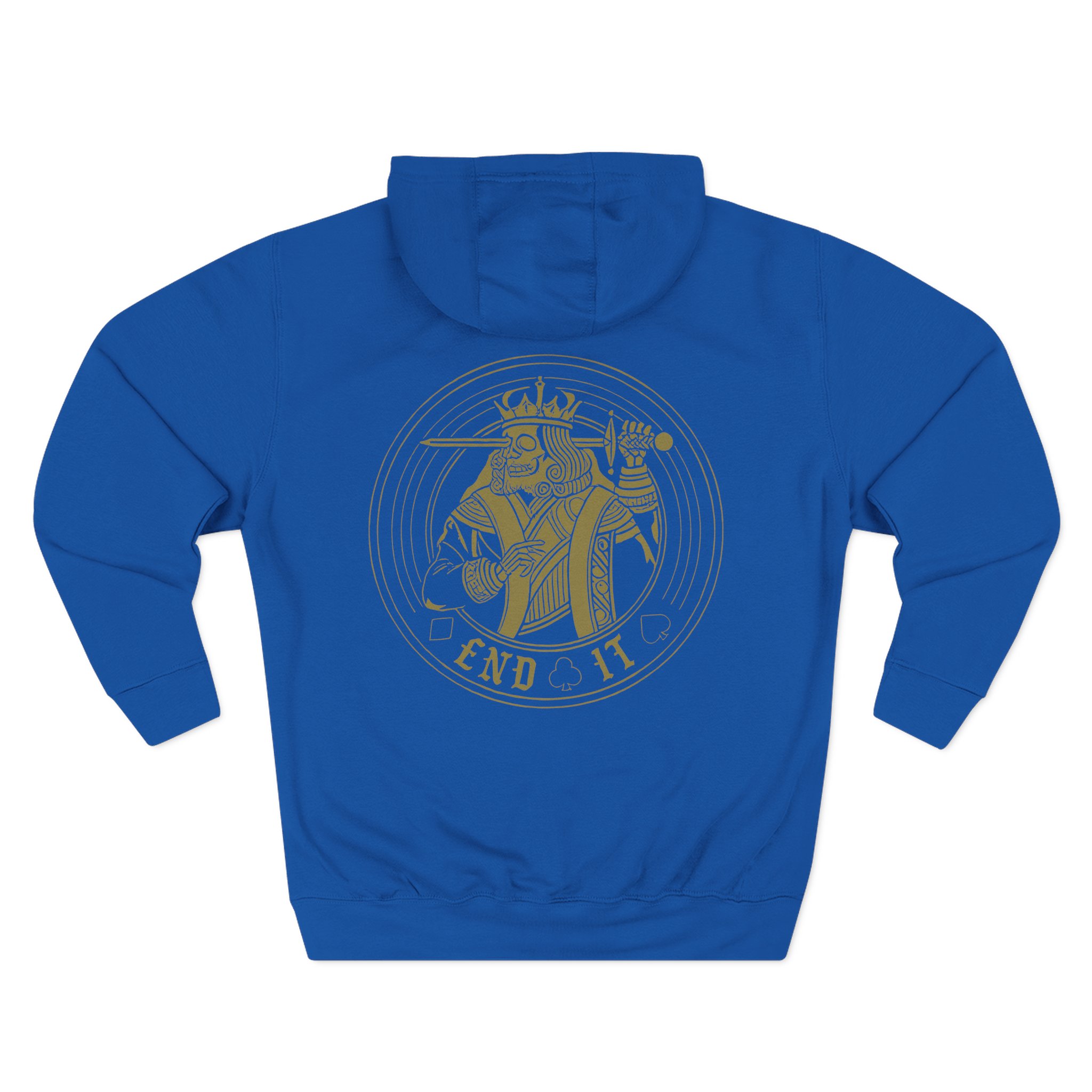 End It King Circle Three-Panel Fleece Hoodie