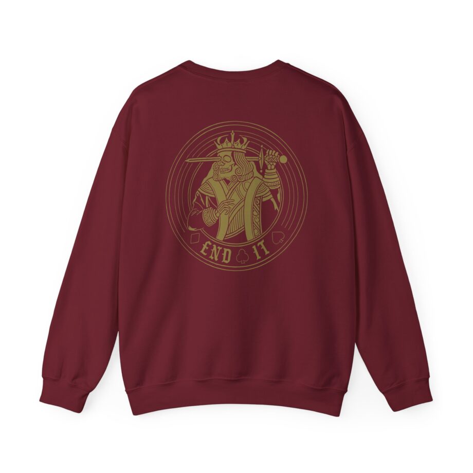 End It King Circle Unisex Heavy Blend™ Crewneck Sweatshirt