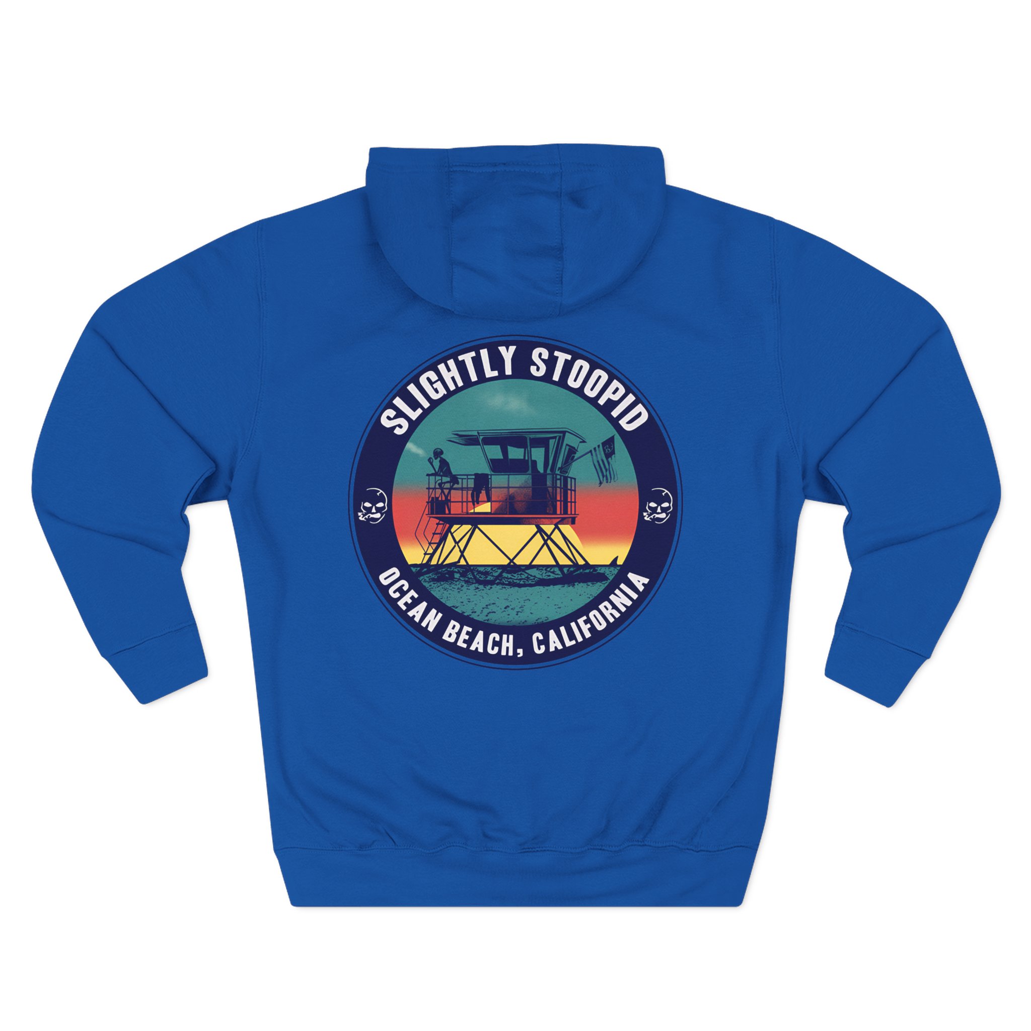 Slightly Stoopid Lifeguard Raglan Three-Panel Fleece Hoodie