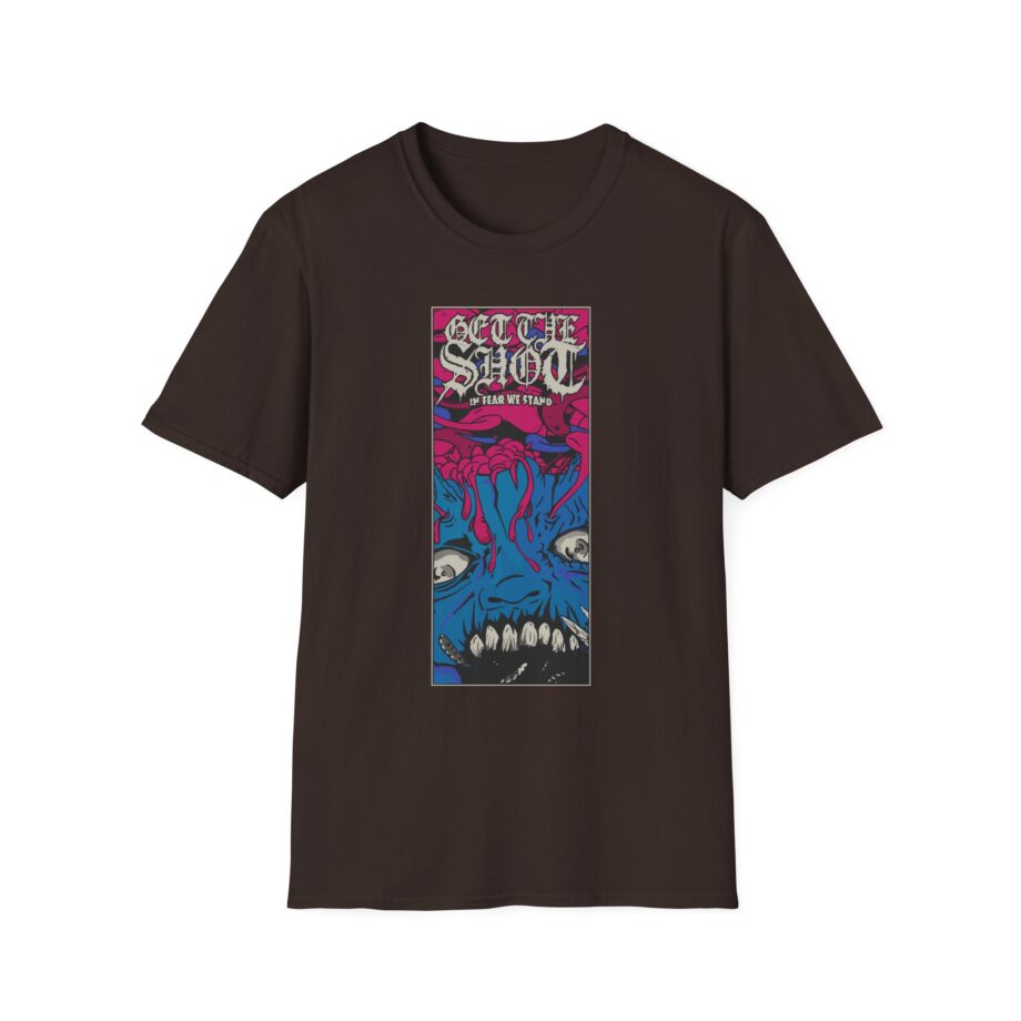 Get the Shot in Fear We Stand Unisex Softstyle T-Shirt
