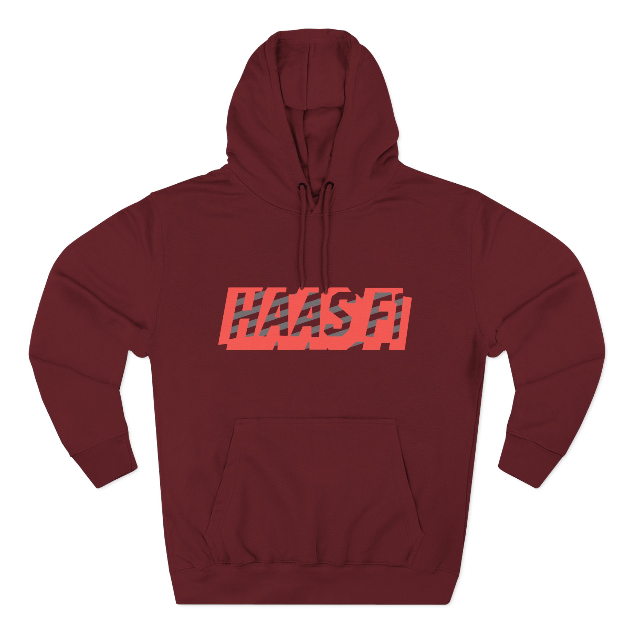 Haas F1 Three-Panel Fleece Hoodie