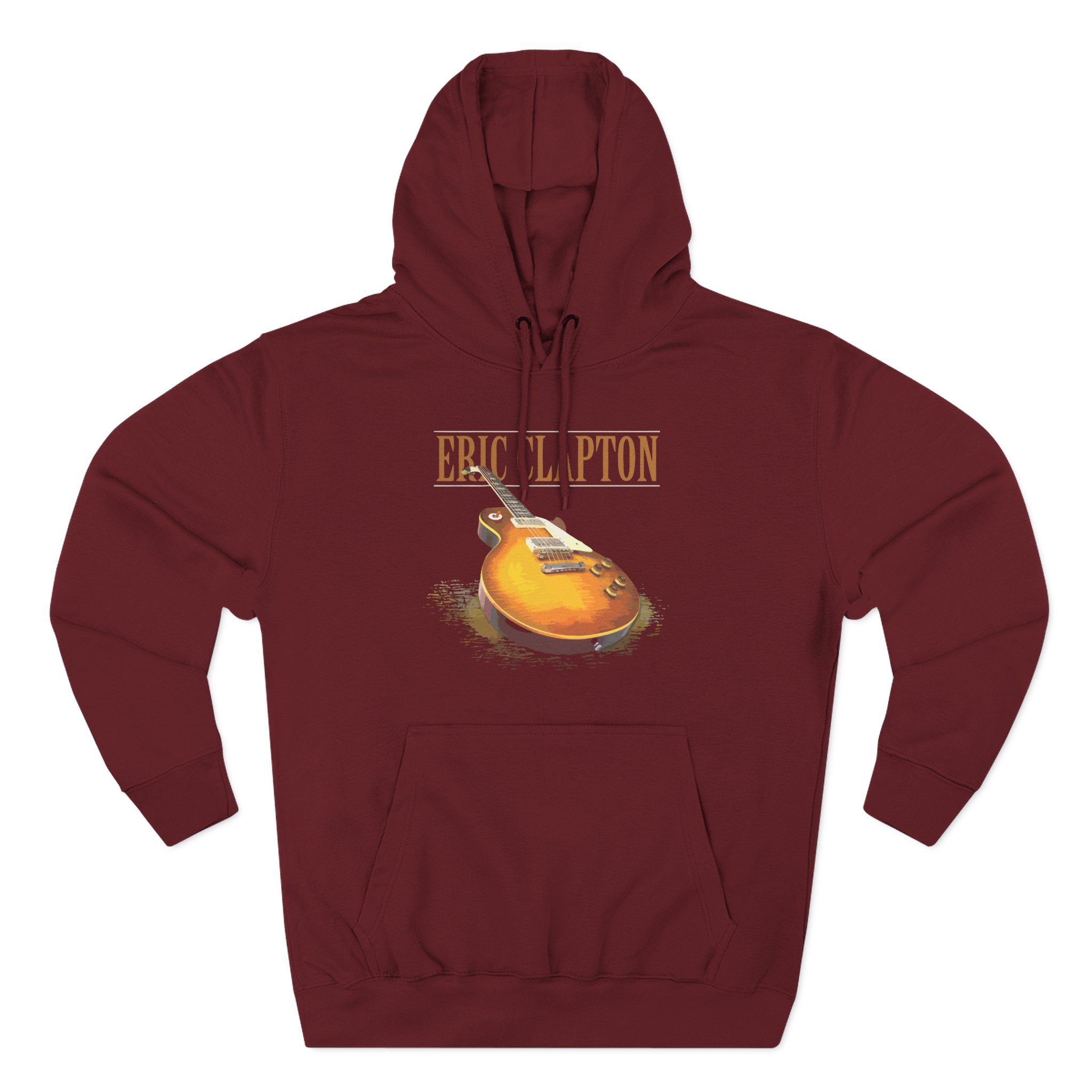 Eric Clapton 3d Guitar Three-Panel Fleece Hoodie