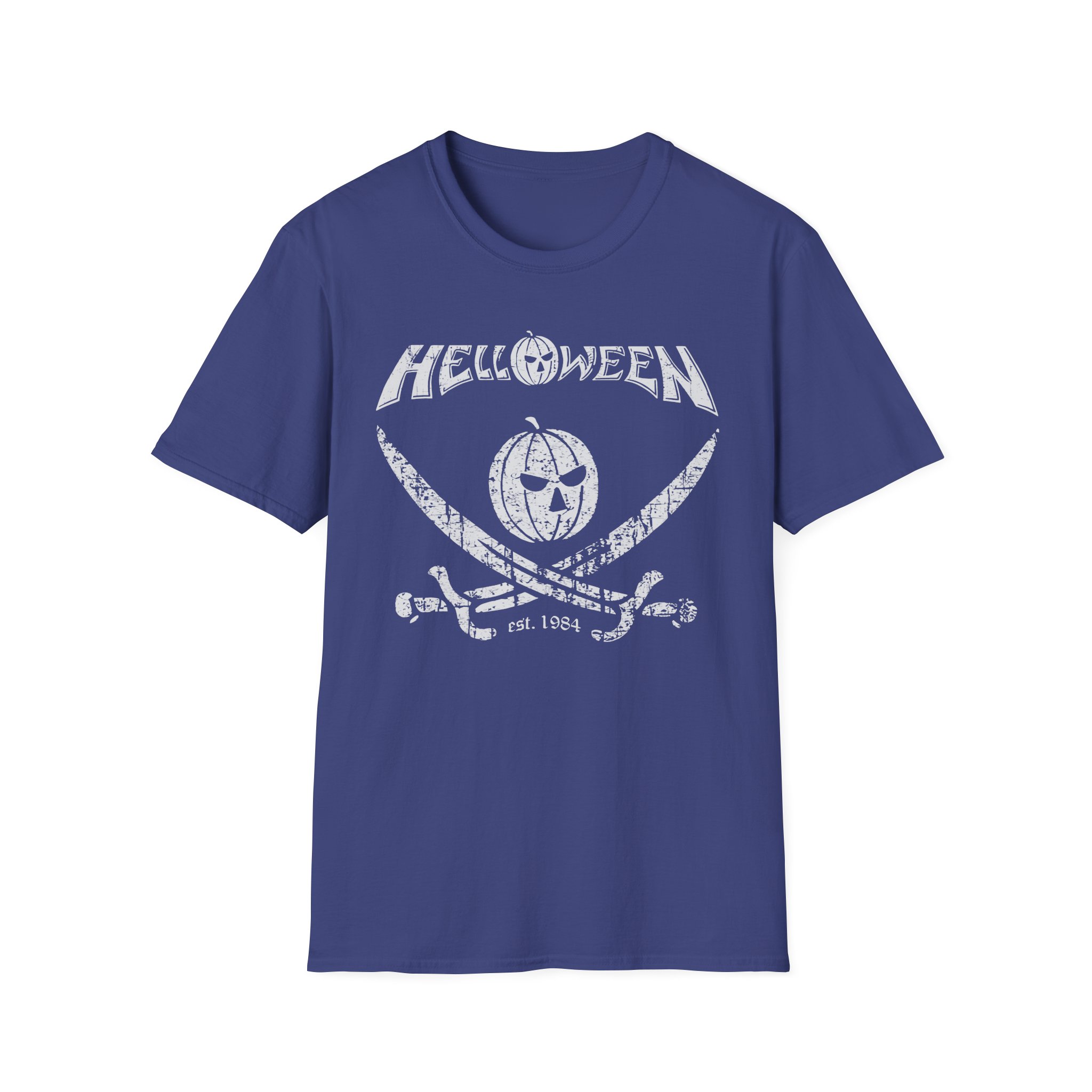 Helloween Pirate Pumpkin Unisex Softstyle T-Shirt