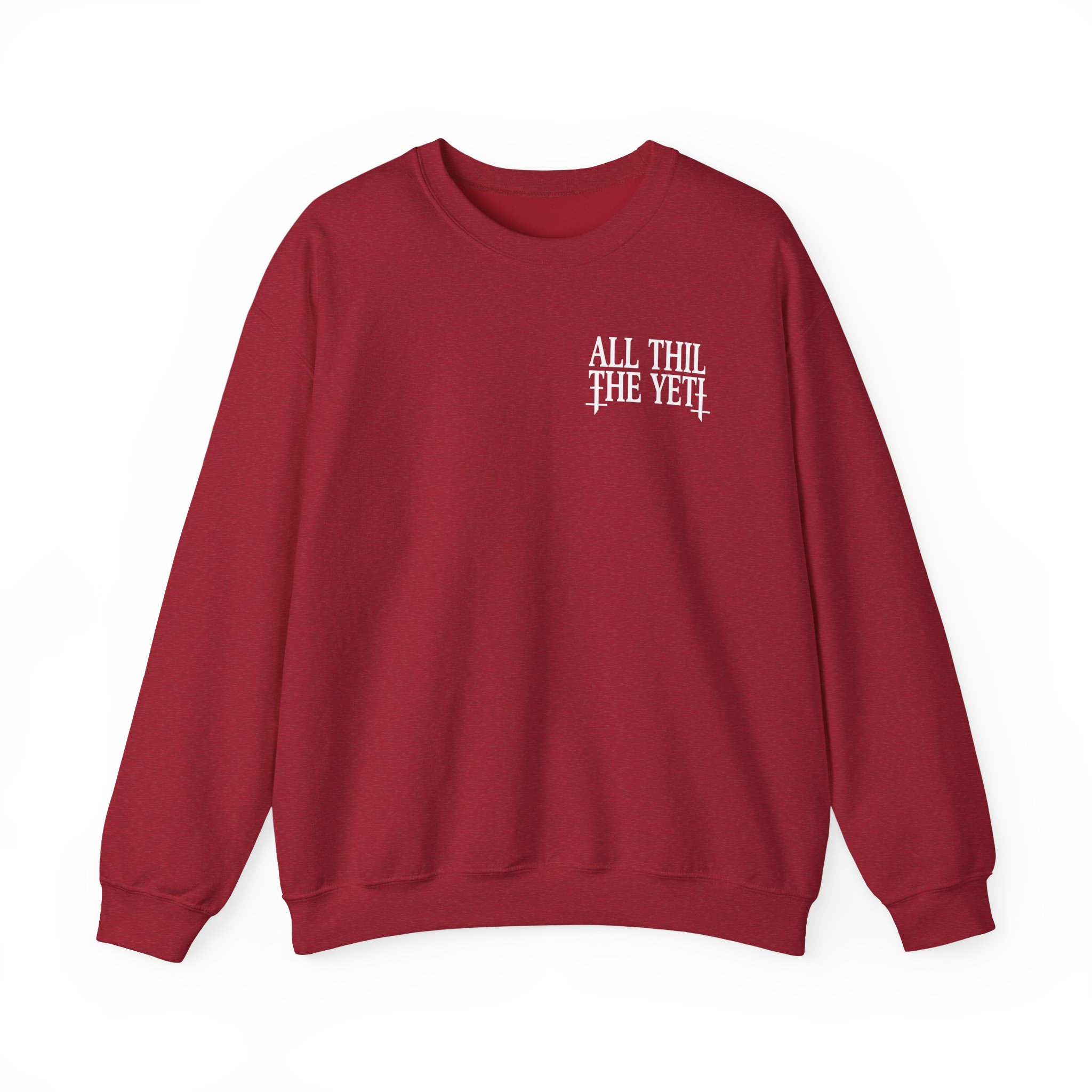 All Hail the Yeti Logo Unisex Heavy Blendâ„¢ Crewneck Sweatshirt