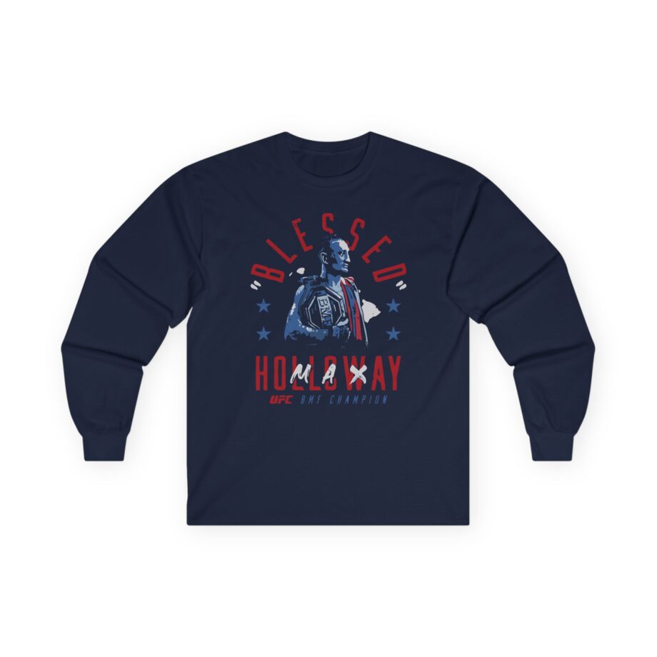 Max Holloway Blessed Bmf Champion Unisex Ultra Cotton Long Sleeve Tee