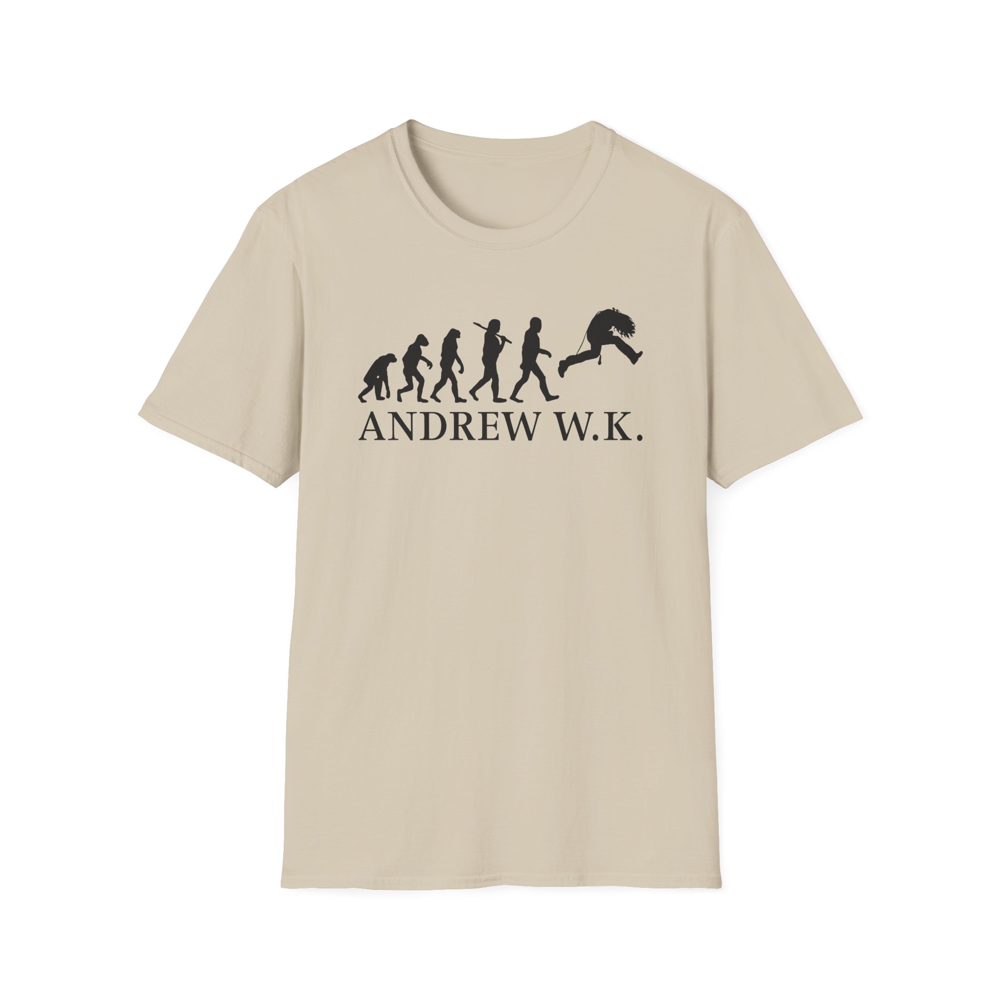 Andrew Wk Evolution of Partying Unisex Softstyle T-Shirt