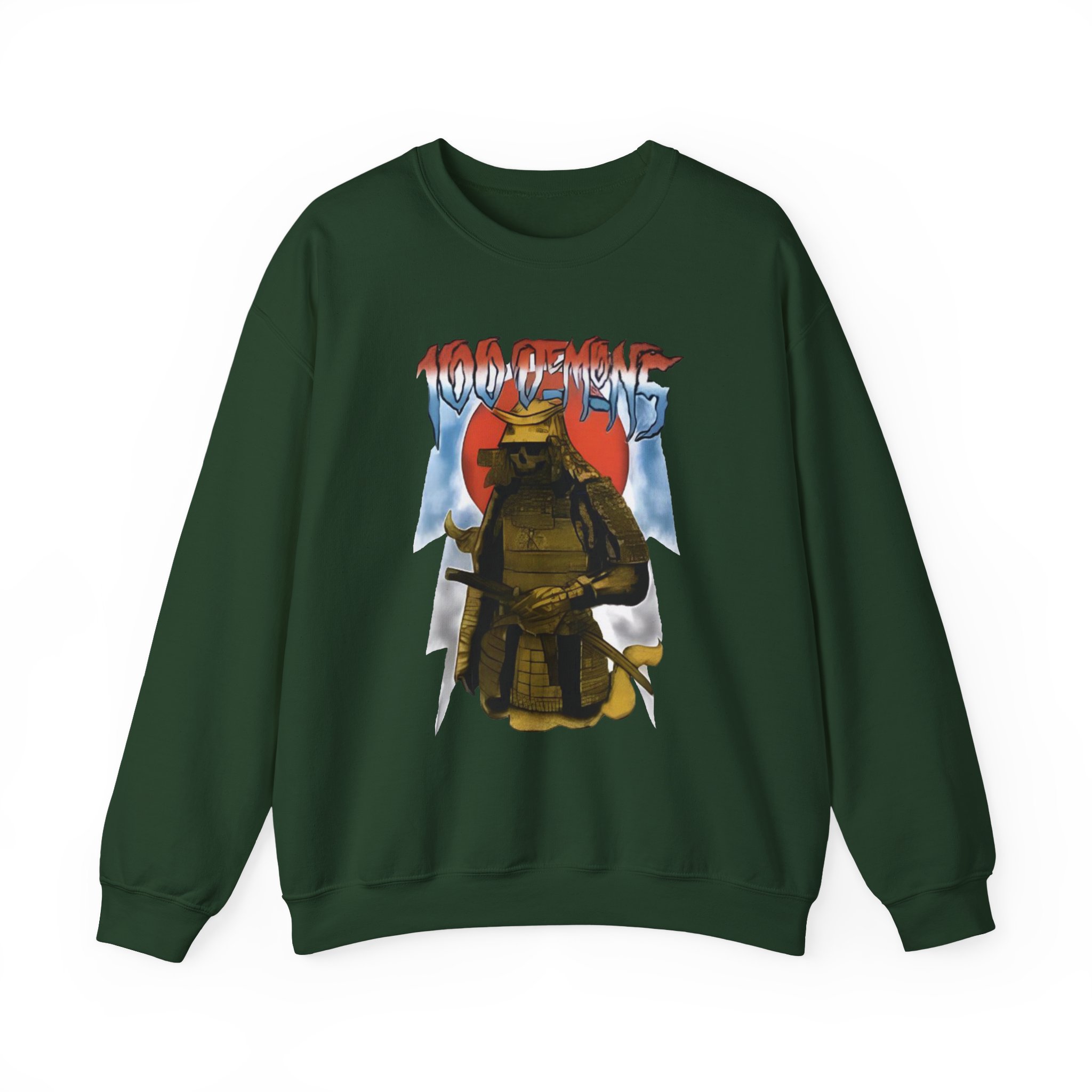 100 Demons Unisex Heavy Blendâ„¢ Crewneck Sweatshirt