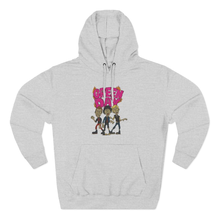 Green Day Walking Green Day Zombie Three-Panel Fleece Hoodie