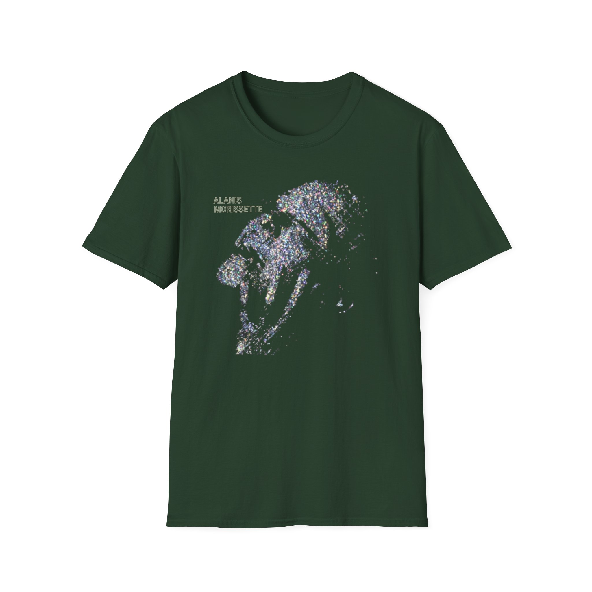 Alanis Morissette Such Pretty Forks Glitter Unisex Softstyle T-Shirt