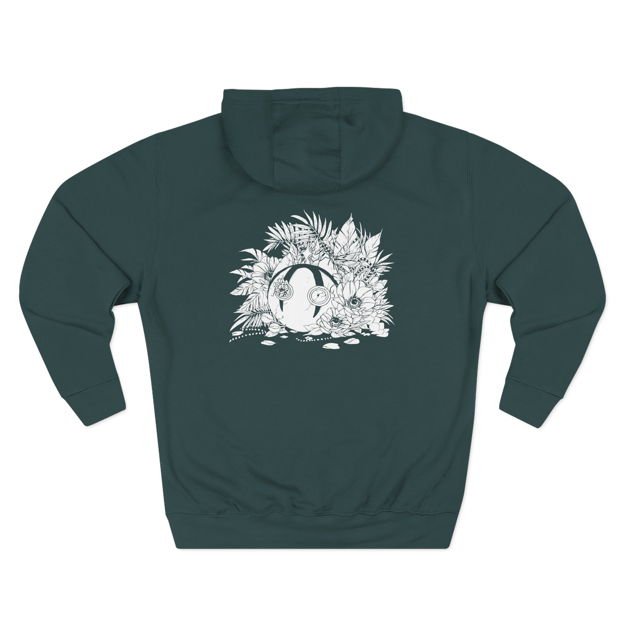 Dabin Three-Panel Fleece Hoodie