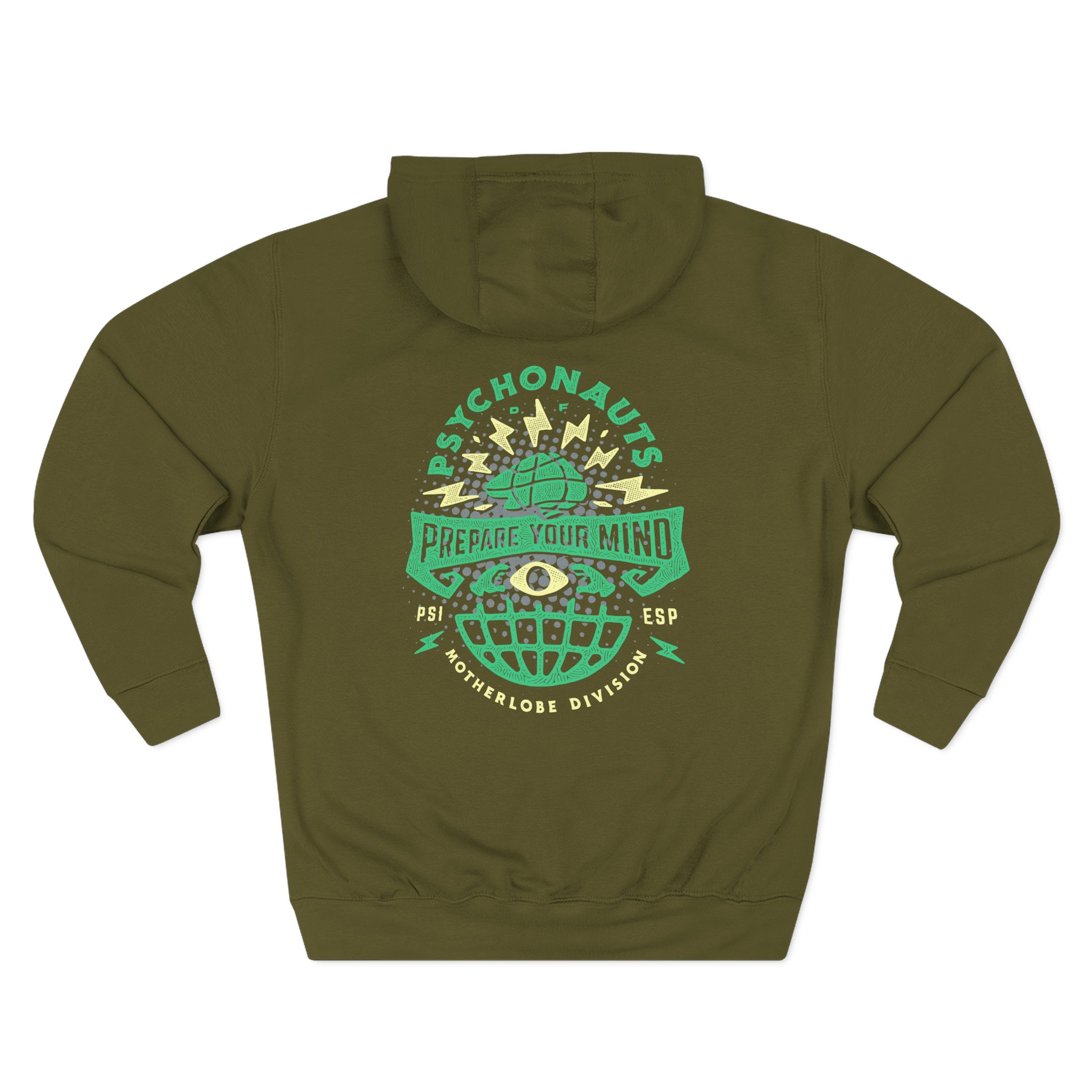 Double Fine Psychic Agency Three-Panel Fleece Hoodie