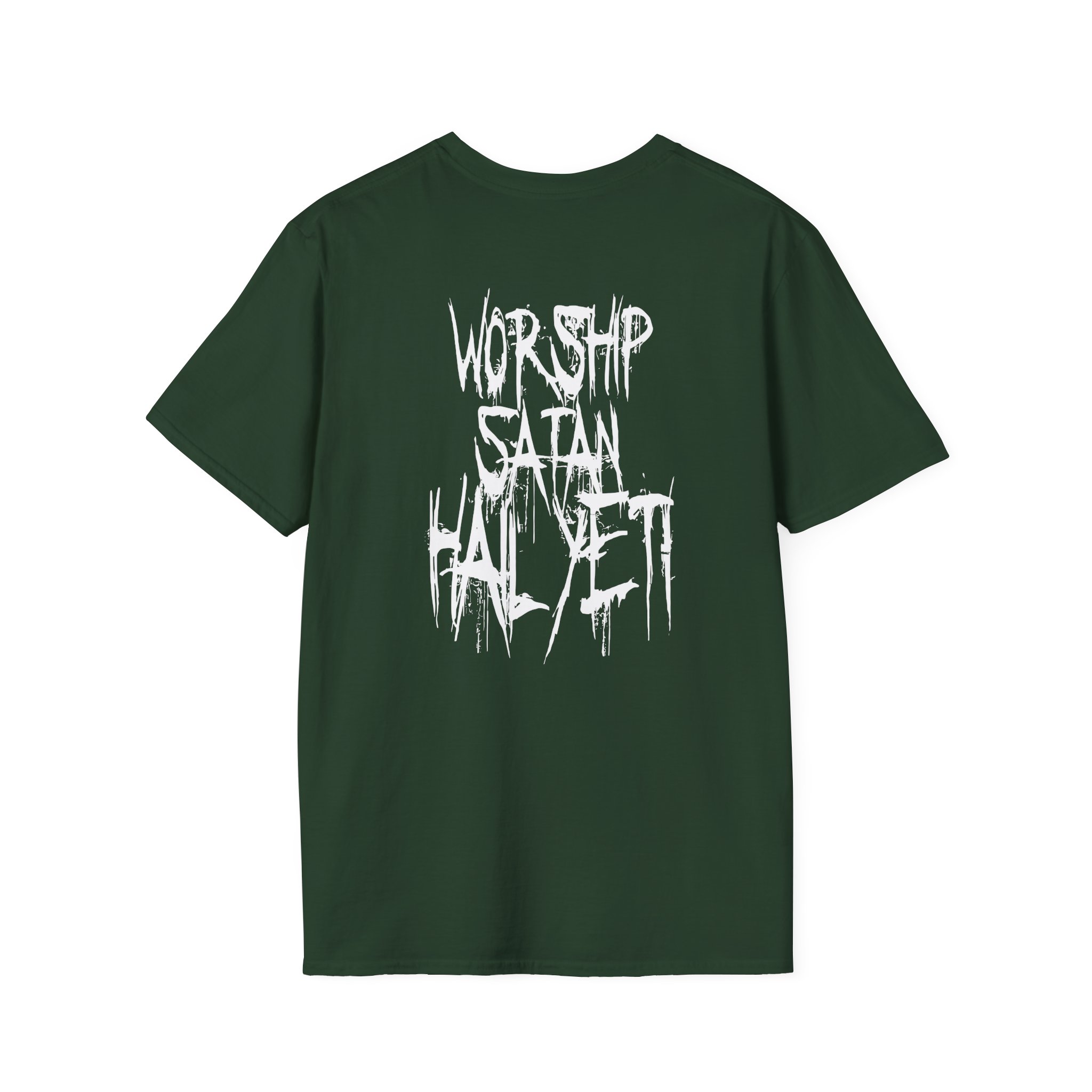 All Hail the Yeti Worship Satan Unisex Softstyle T-Shirt